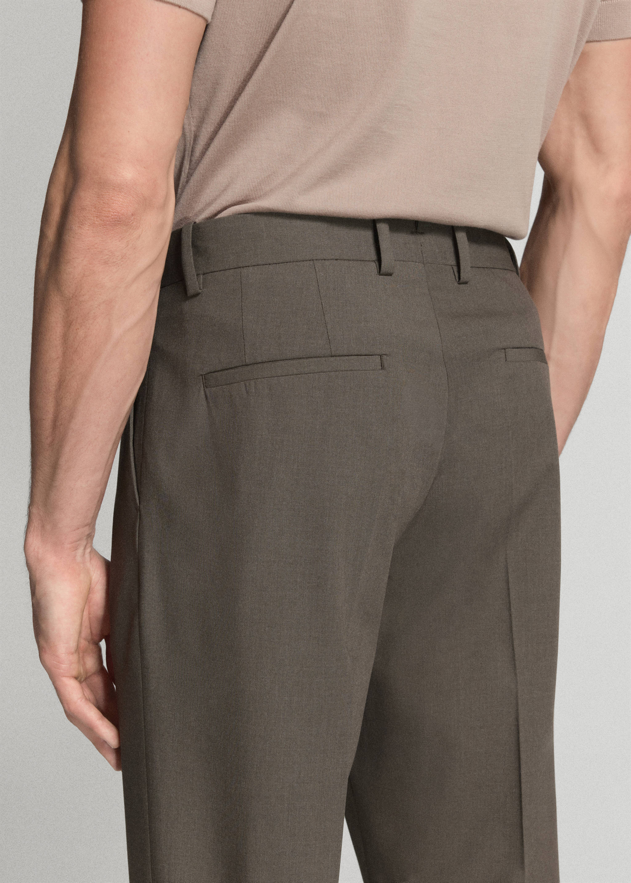 Boston regular-fit suit trousers - Details of the article 3