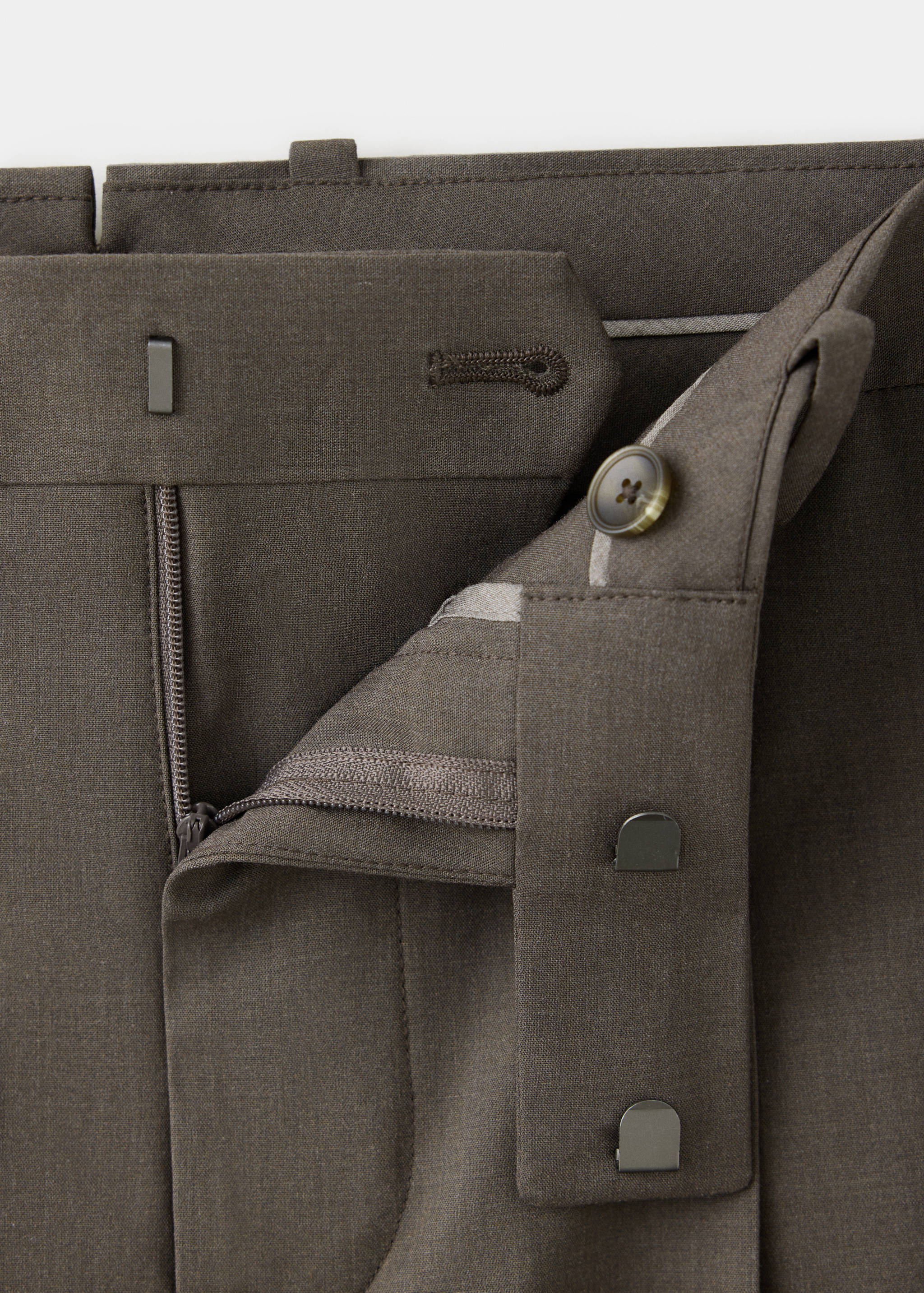 Boston regular-fit suit trousers - Details of the article 8
