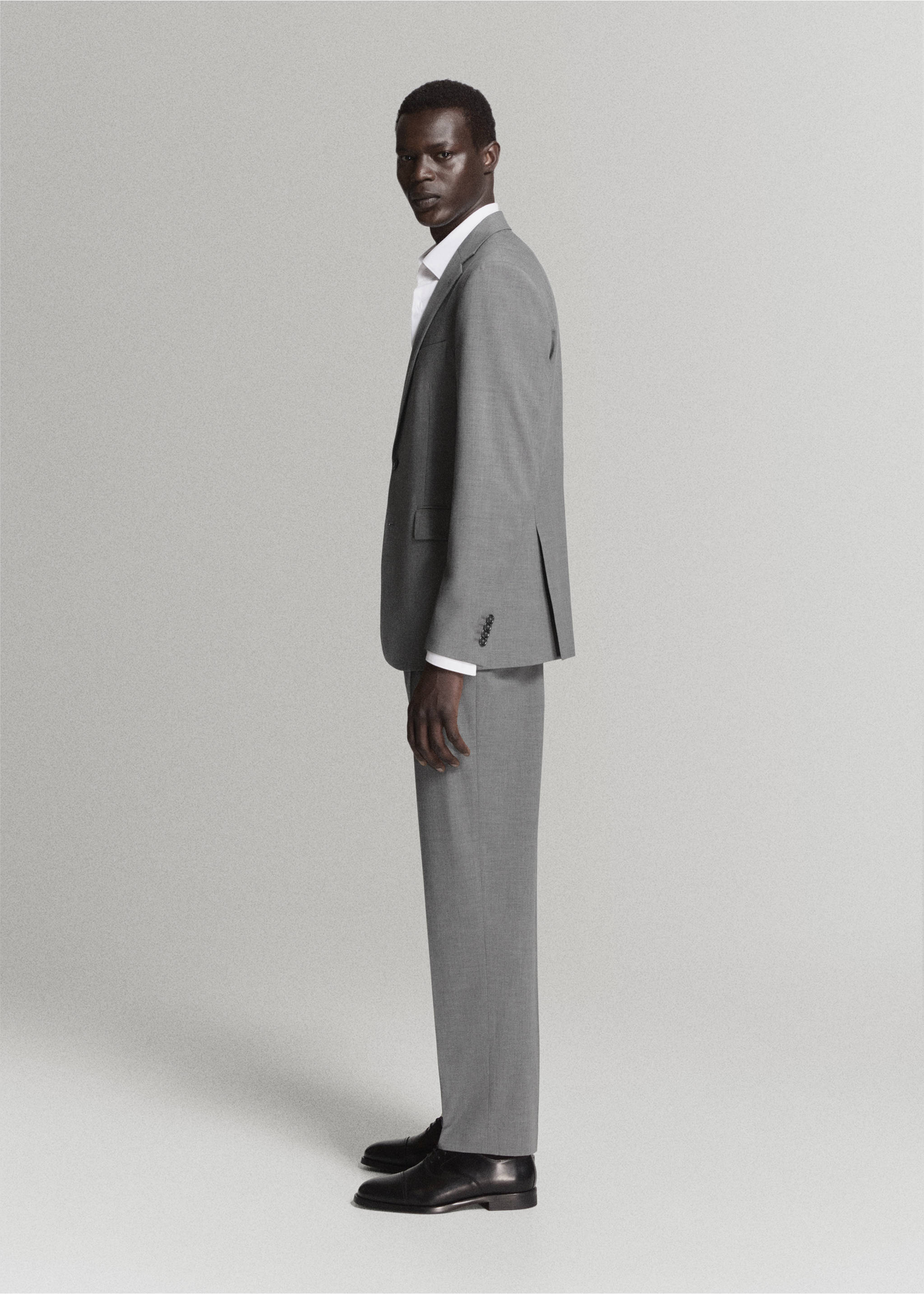 London Anzughose im Regular Fit - Detail des Artikels 2, Grau. Ref: 37061407-00.