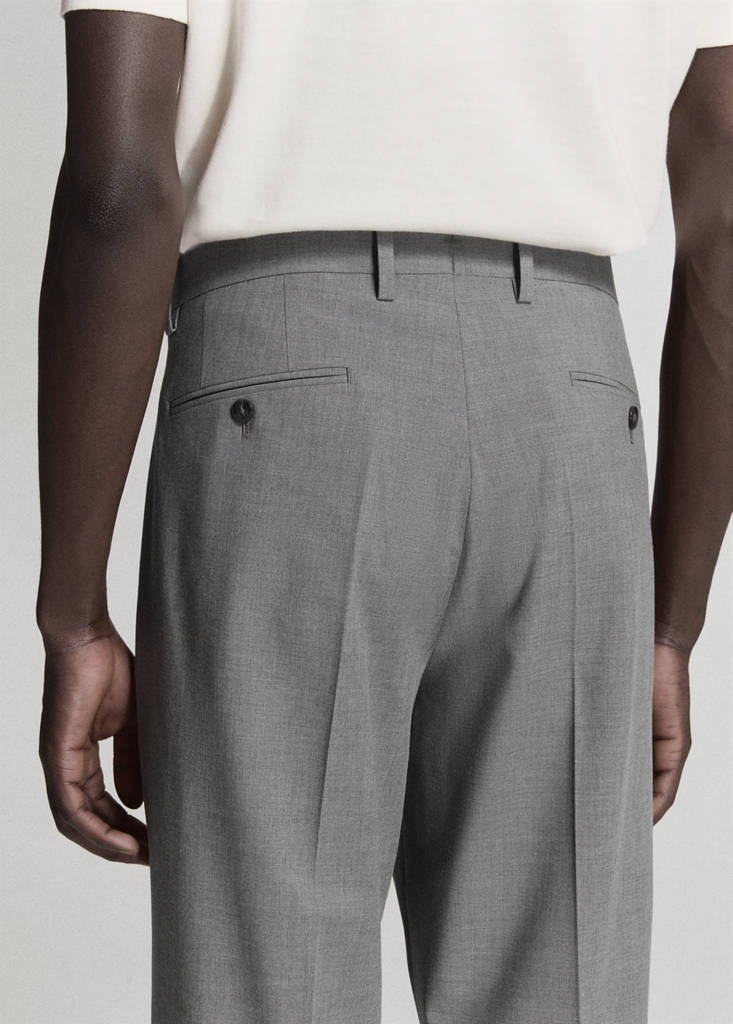 London regular-fit trousers — Grey