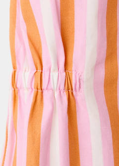 Striped romper — Orange 4