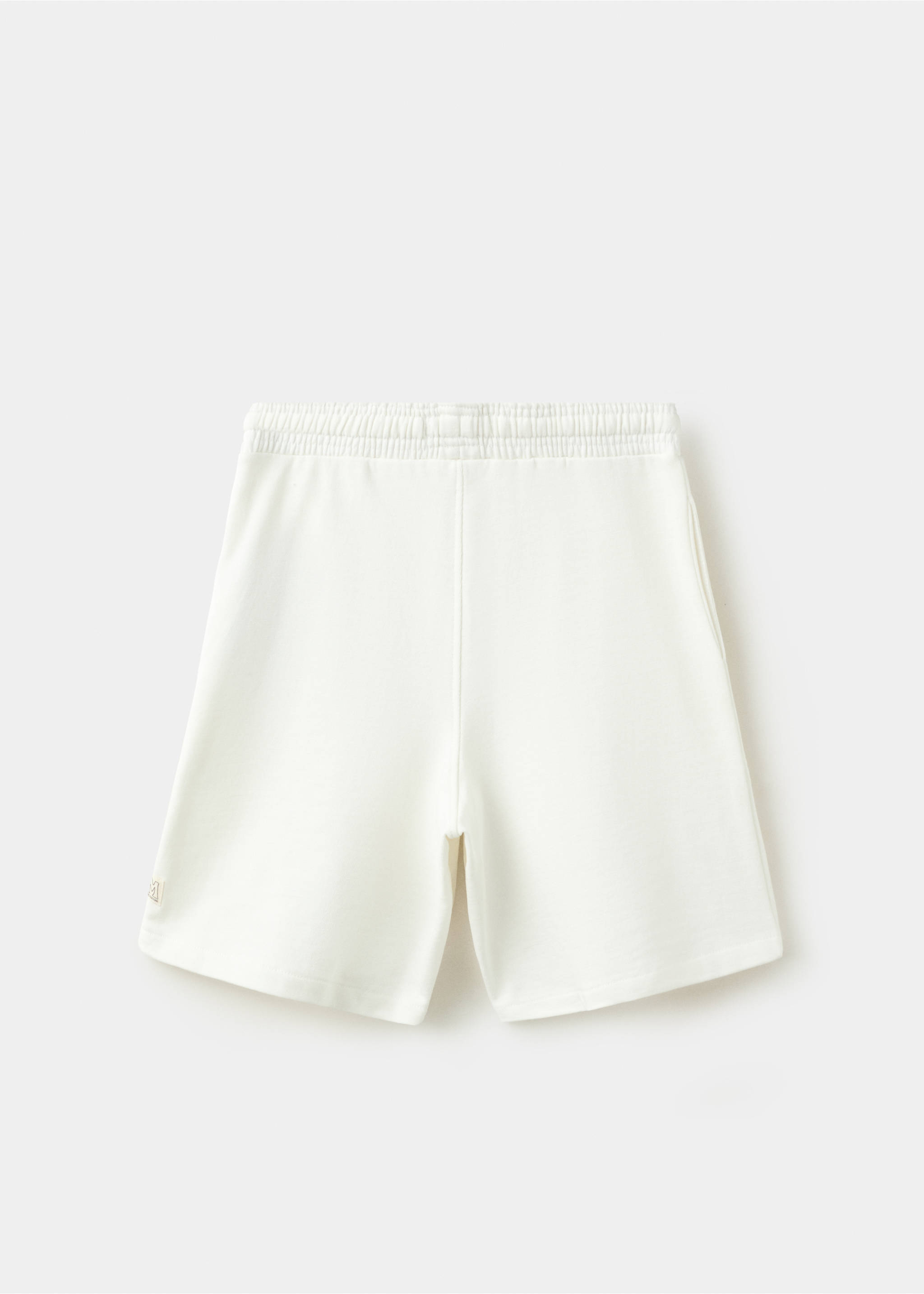 Short white - Verso de l’article, Blanc cassé. Ref: 37061409-00.