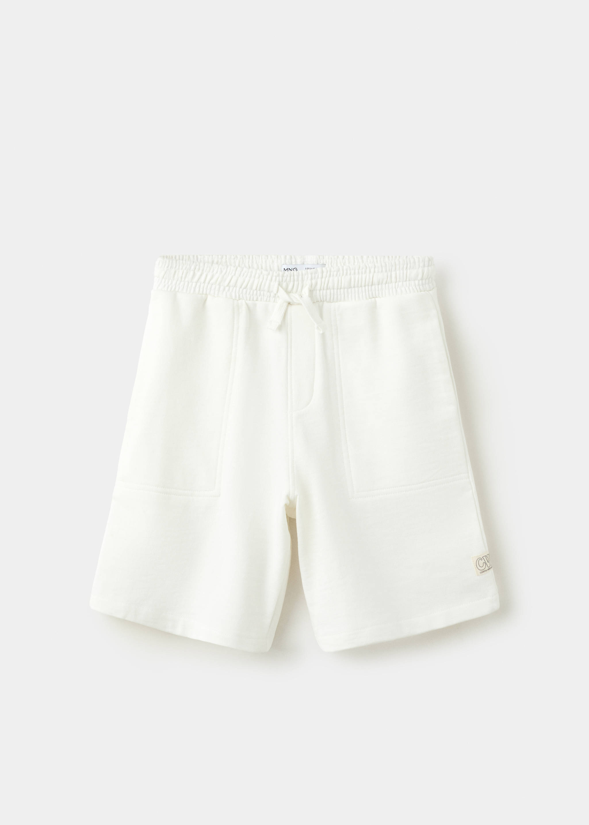 Cotton shorts with drawstring - Article without model