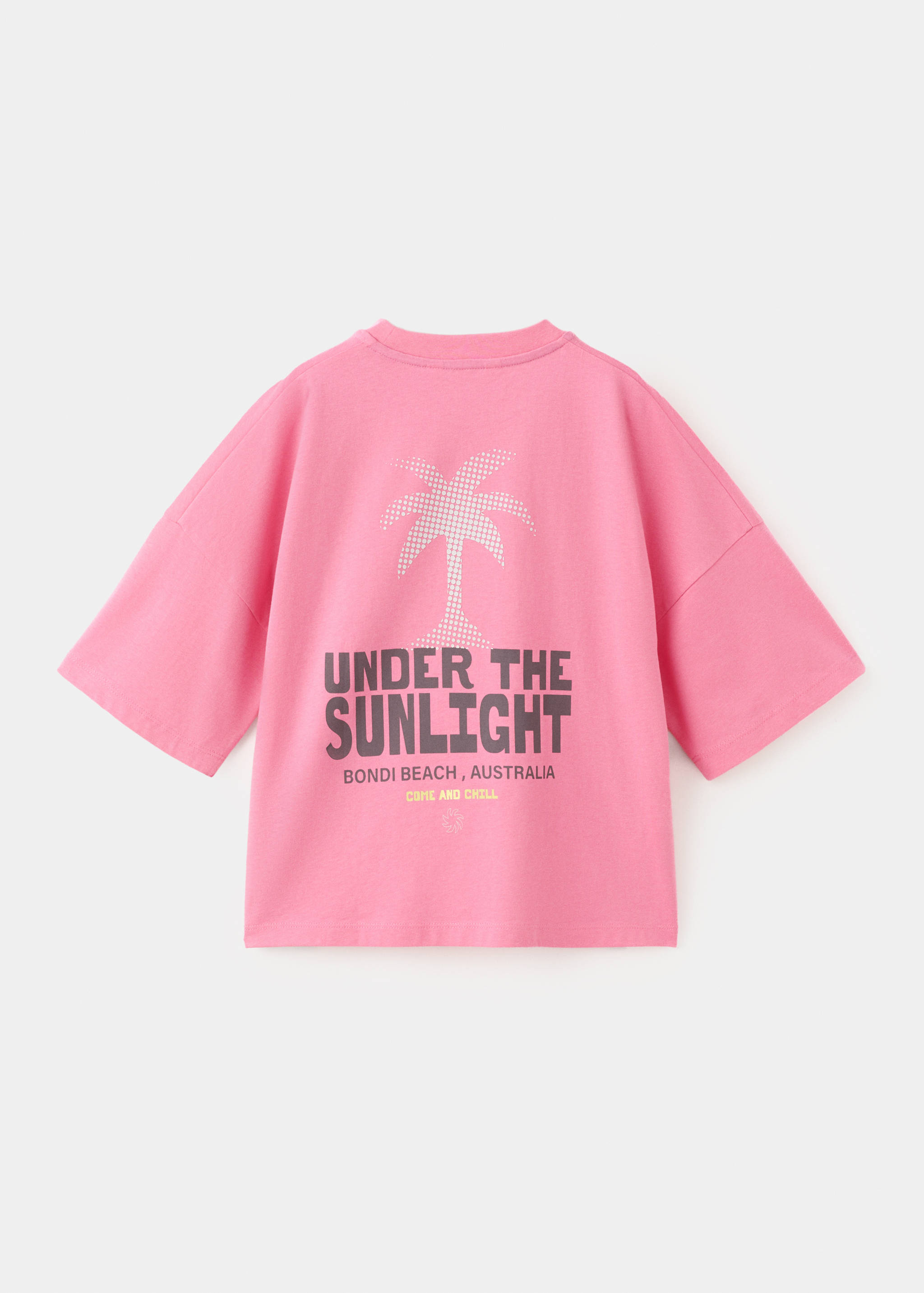 T-shirt imprimé palmiers - Verso de l’article