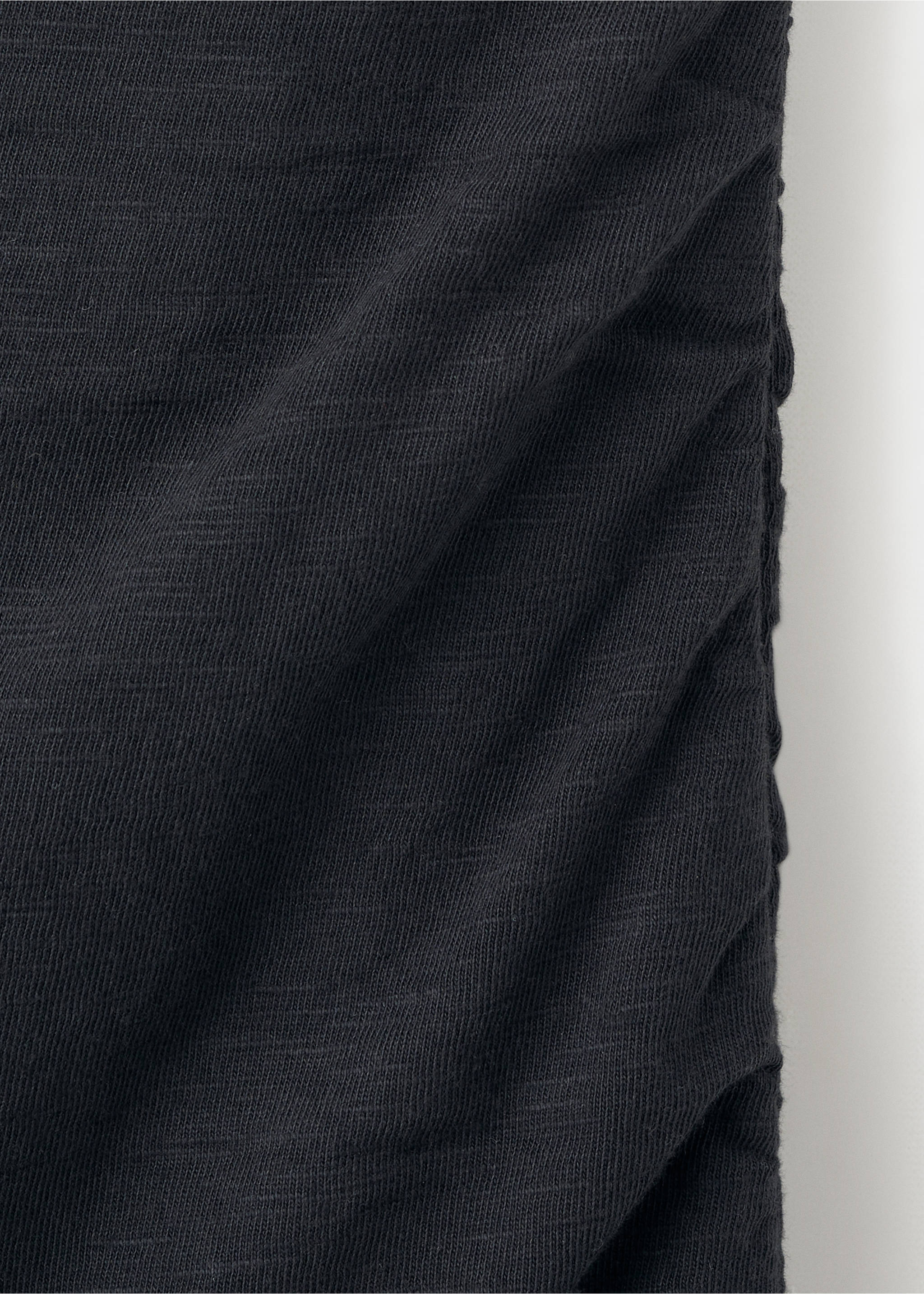 Ruched strapless dress - Details of the article 0, Off White. Ref: 37061412-00.