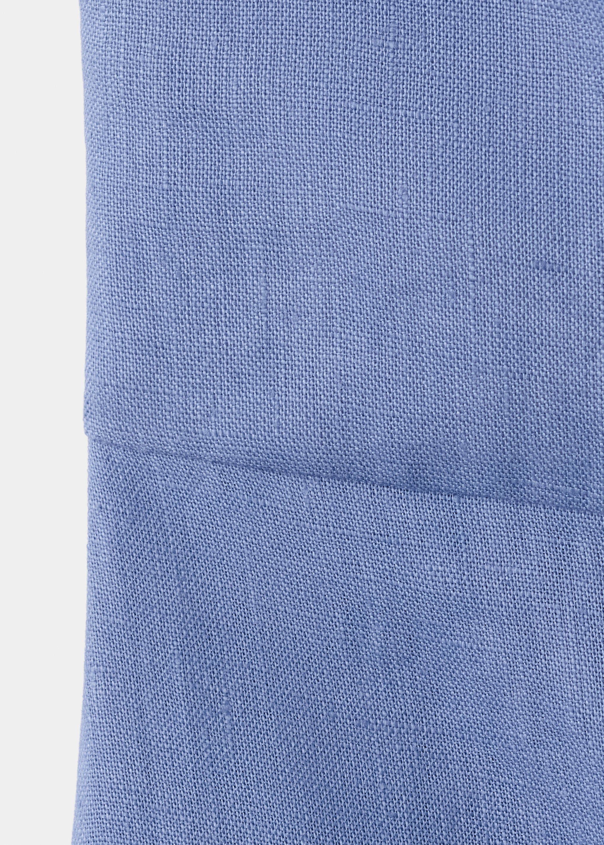 100% linen plain jumpsuit - Details of the article 0