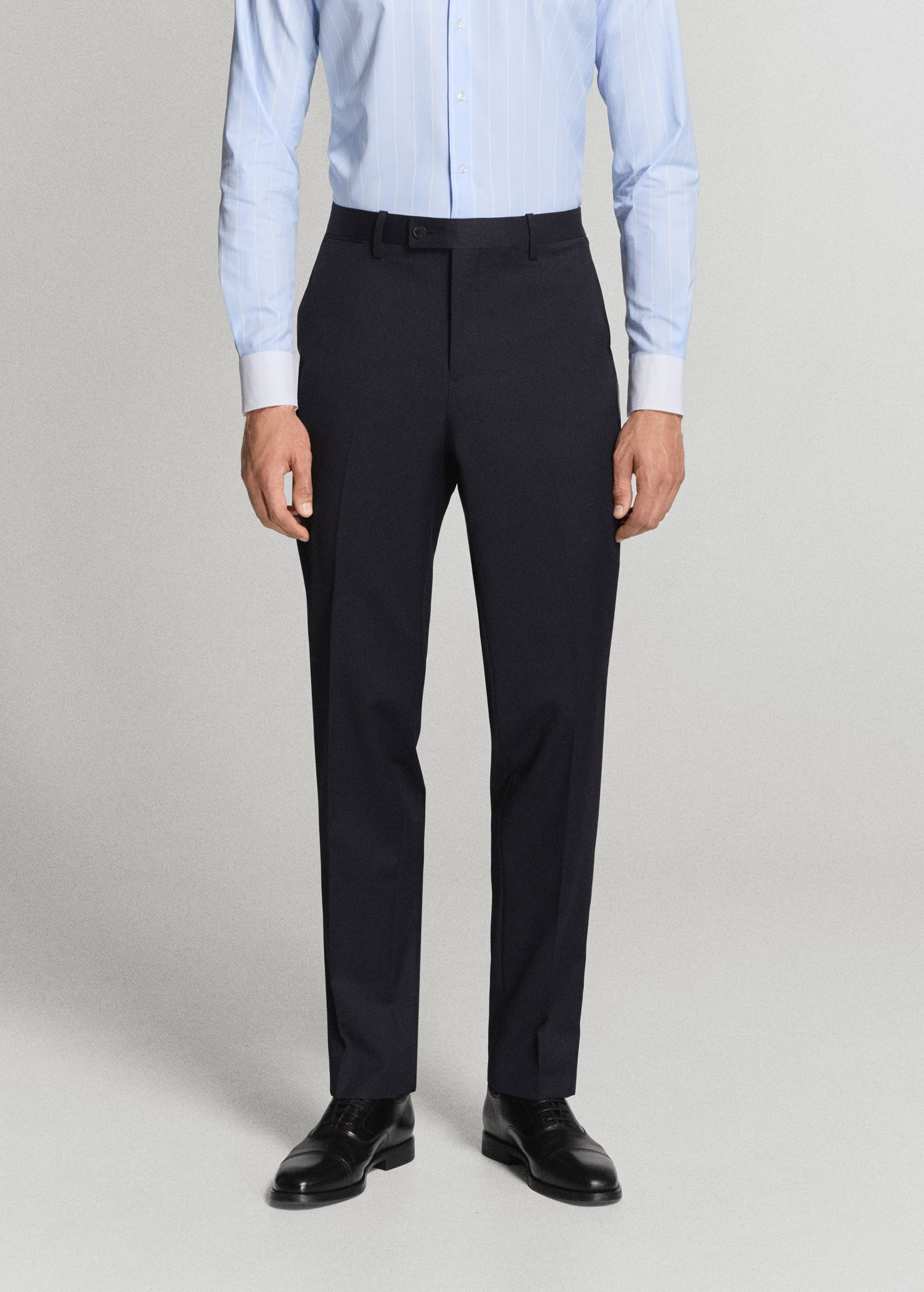 Turin pantalon 100% wol - Middenvlak