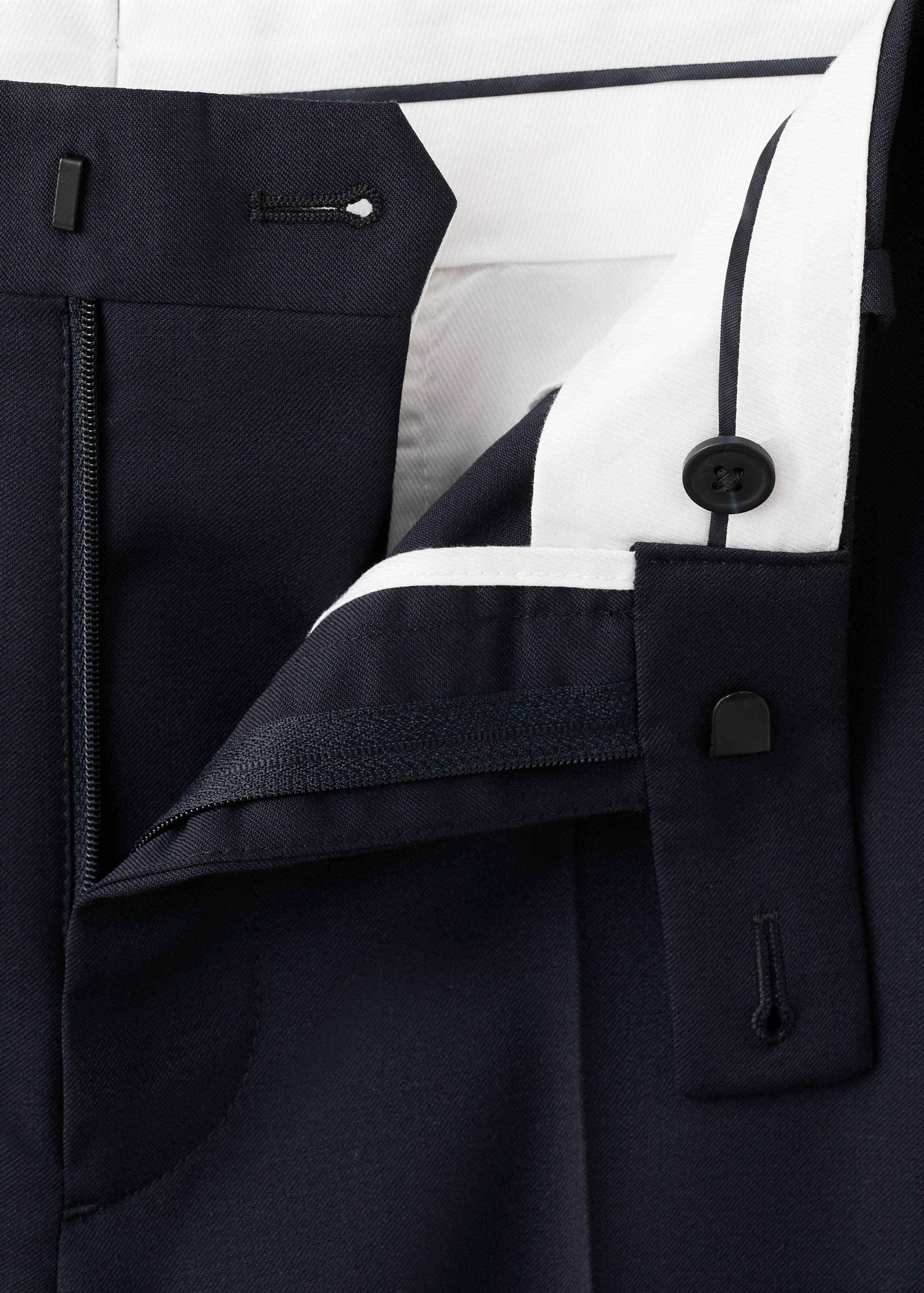 Turin 100% wool suit trousers - Details of the article 8