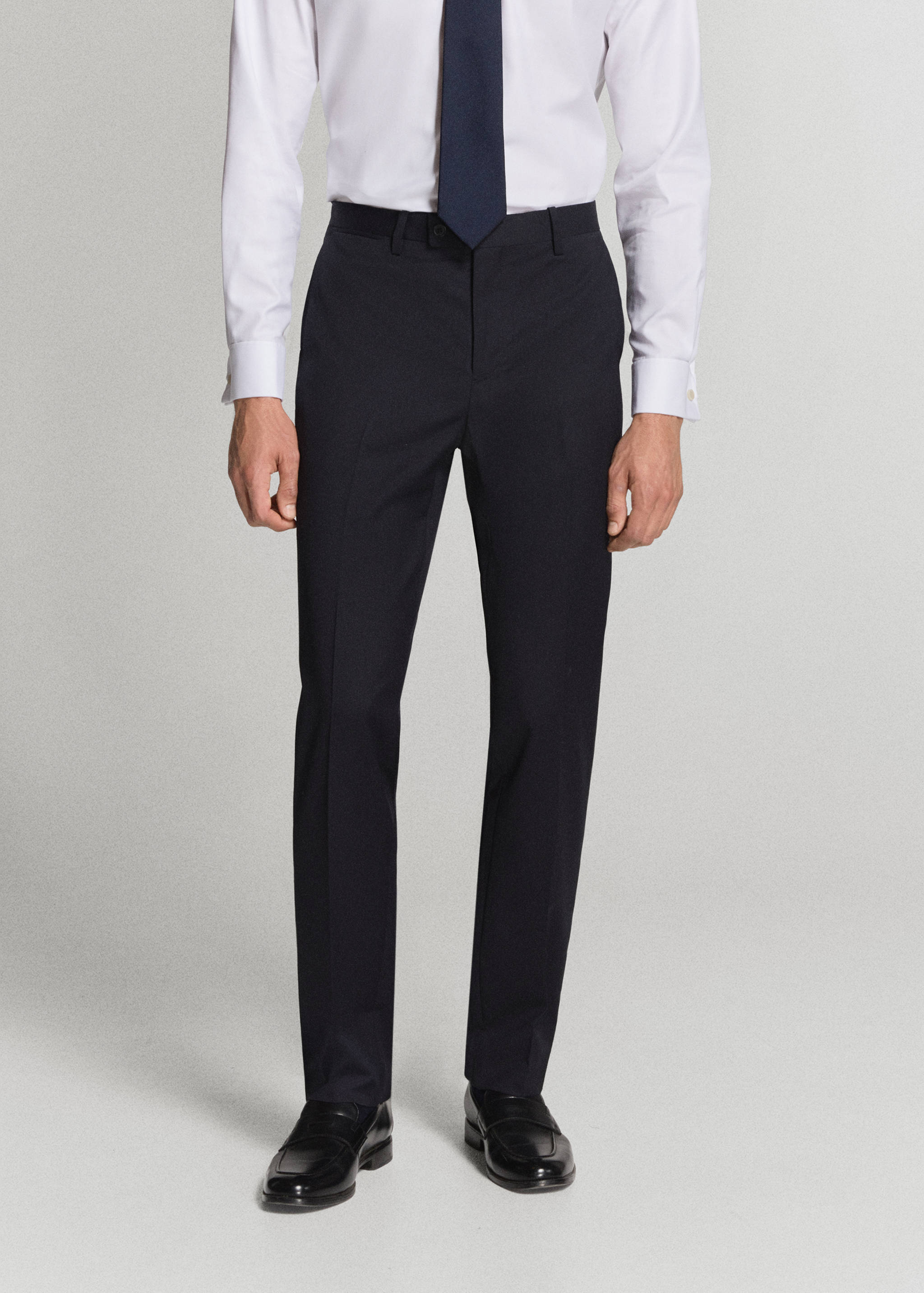 Pantalon costume Turín 100 % laine - Plan moyen