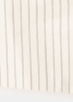 Pinstripe open-back gilet — Vanilla 8
