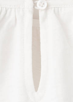 Cotton T-shirt with embroidered flowers — Off White 6