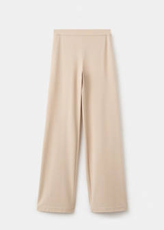 Straight mid-rise trousers — Sand 6