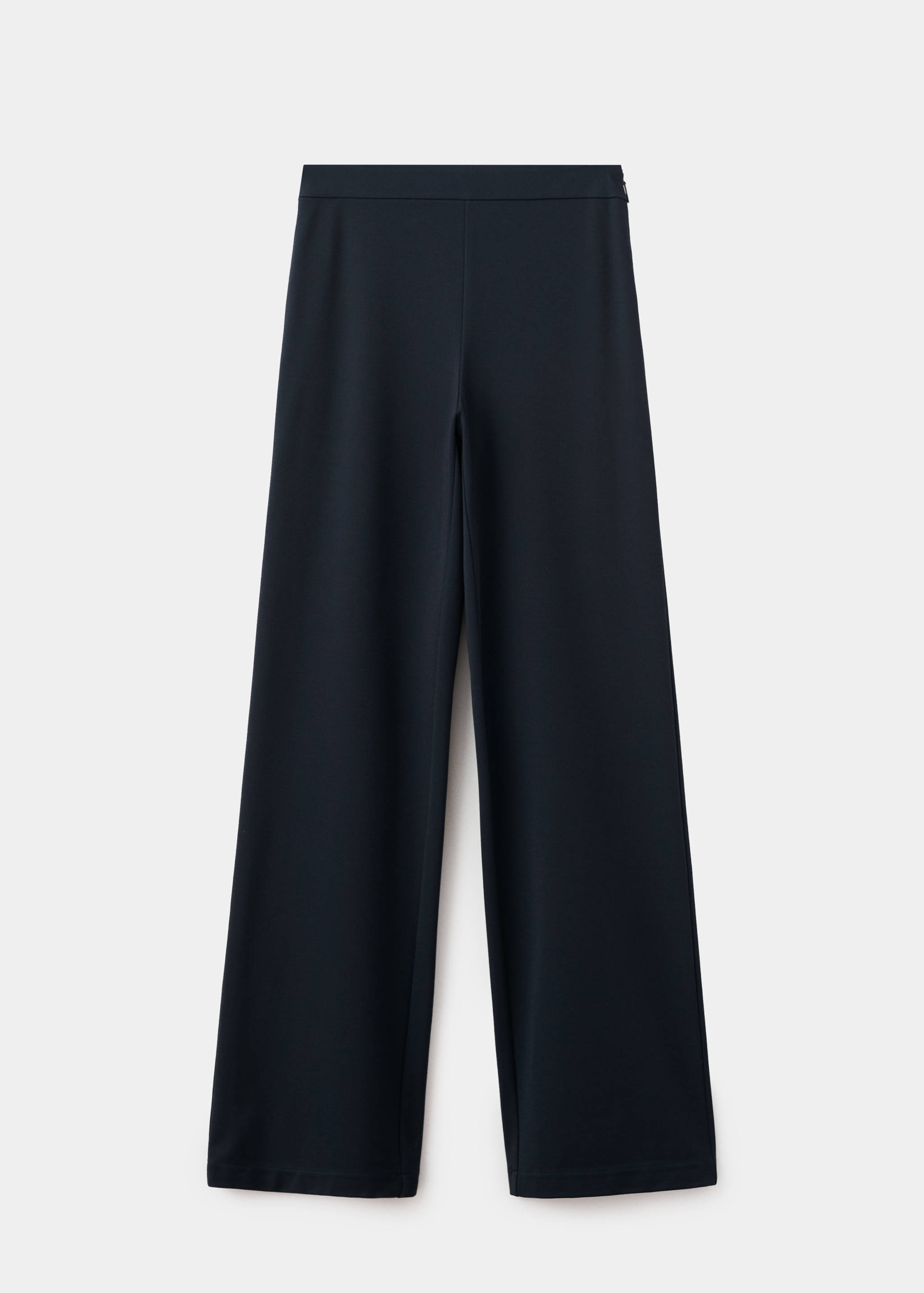 Mid-rise wide leg trousers - Article without model
