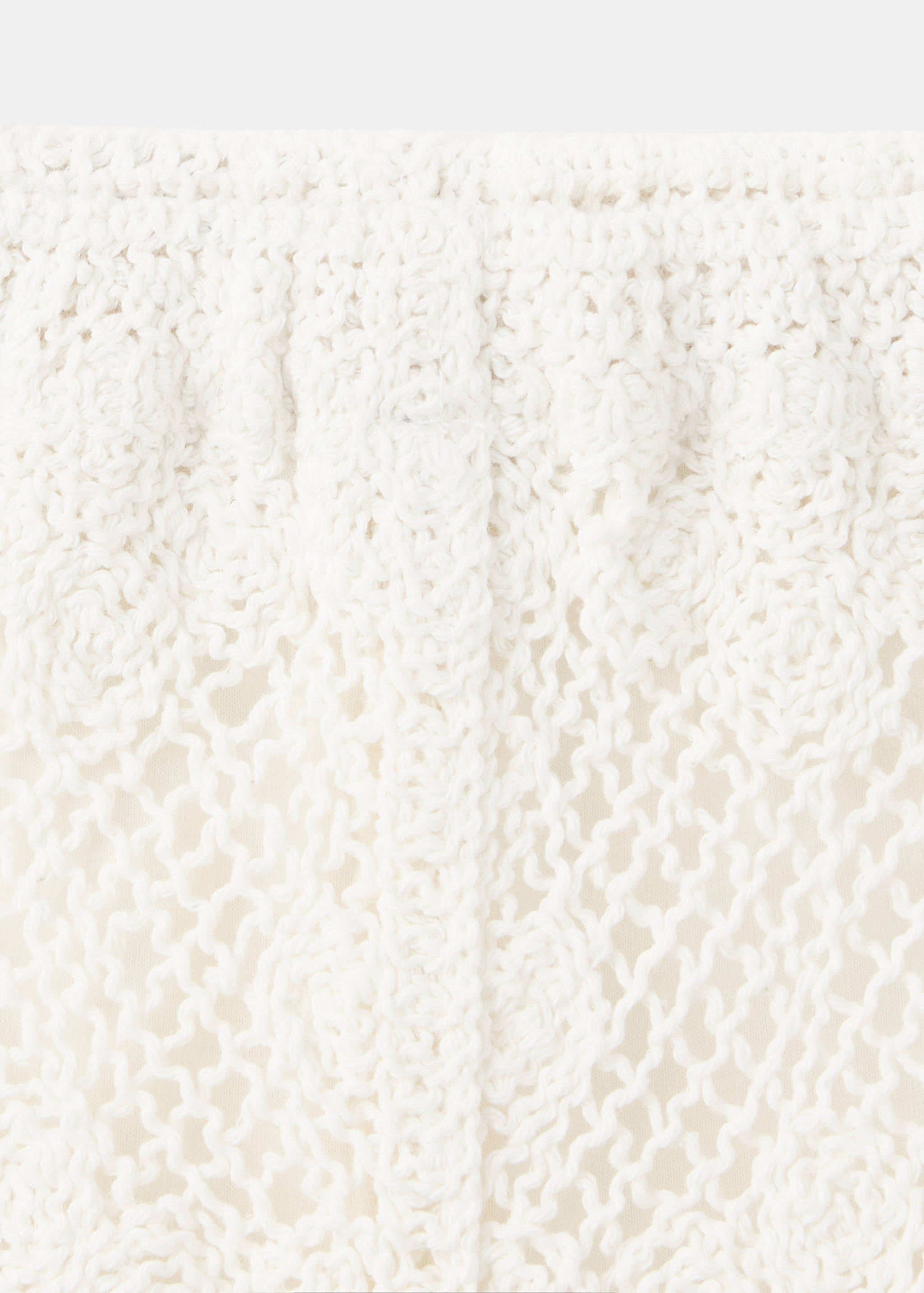 Straight crochet trousers - Details of the article 8