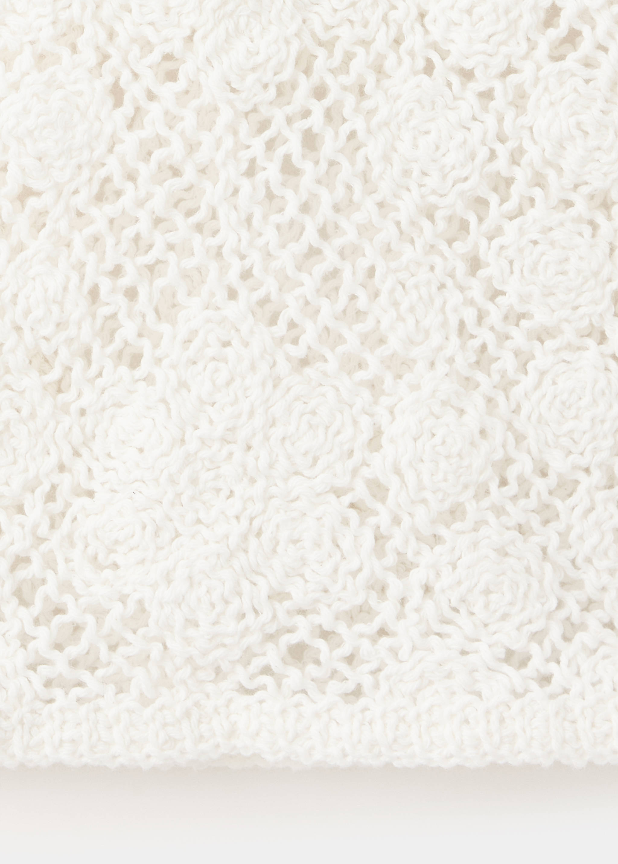 Straight crochet trousers - Details of the article 0