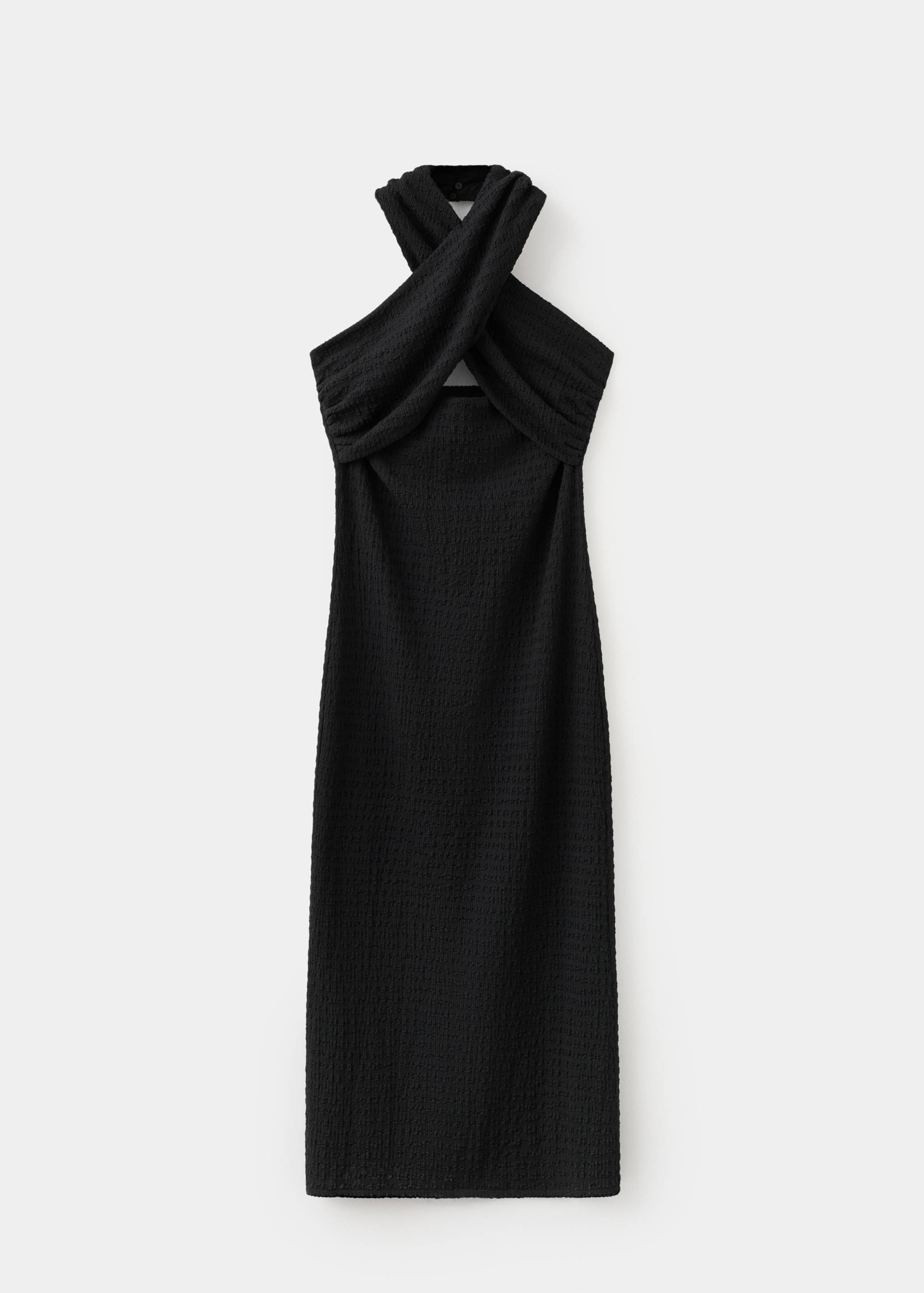 Robe dos nu croisée avec ouverture - Article sans modèle