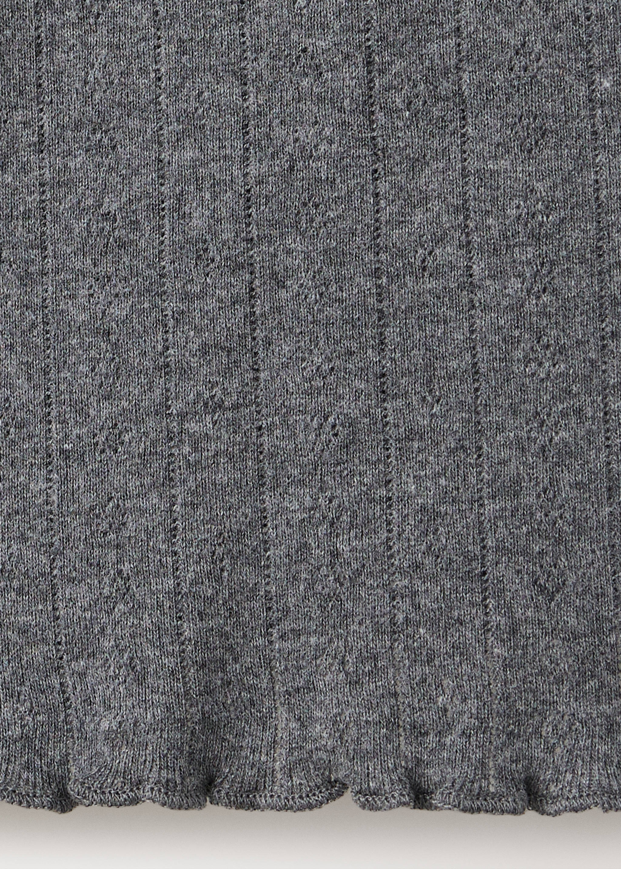 Cardigan de pyjama en coton ajouré - Détail de l'article 0
