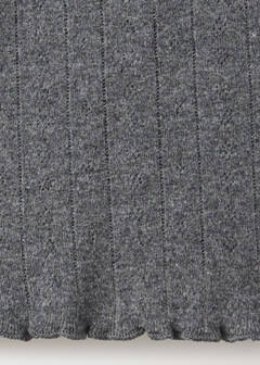 Open-knit cotton pyjama cardigan — Grey 8