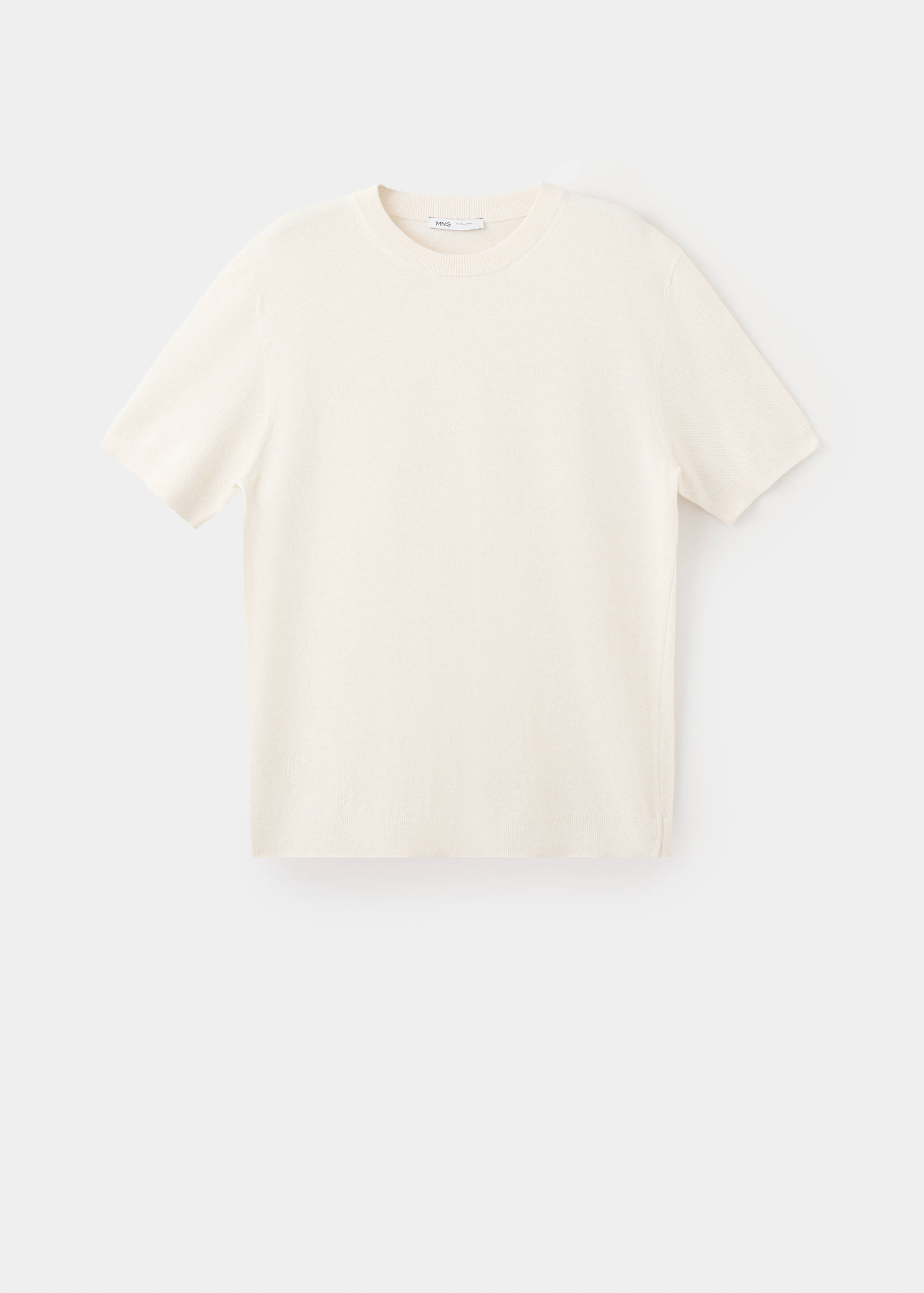 Regular fit t-shirt i trikå - Artikel utan modell