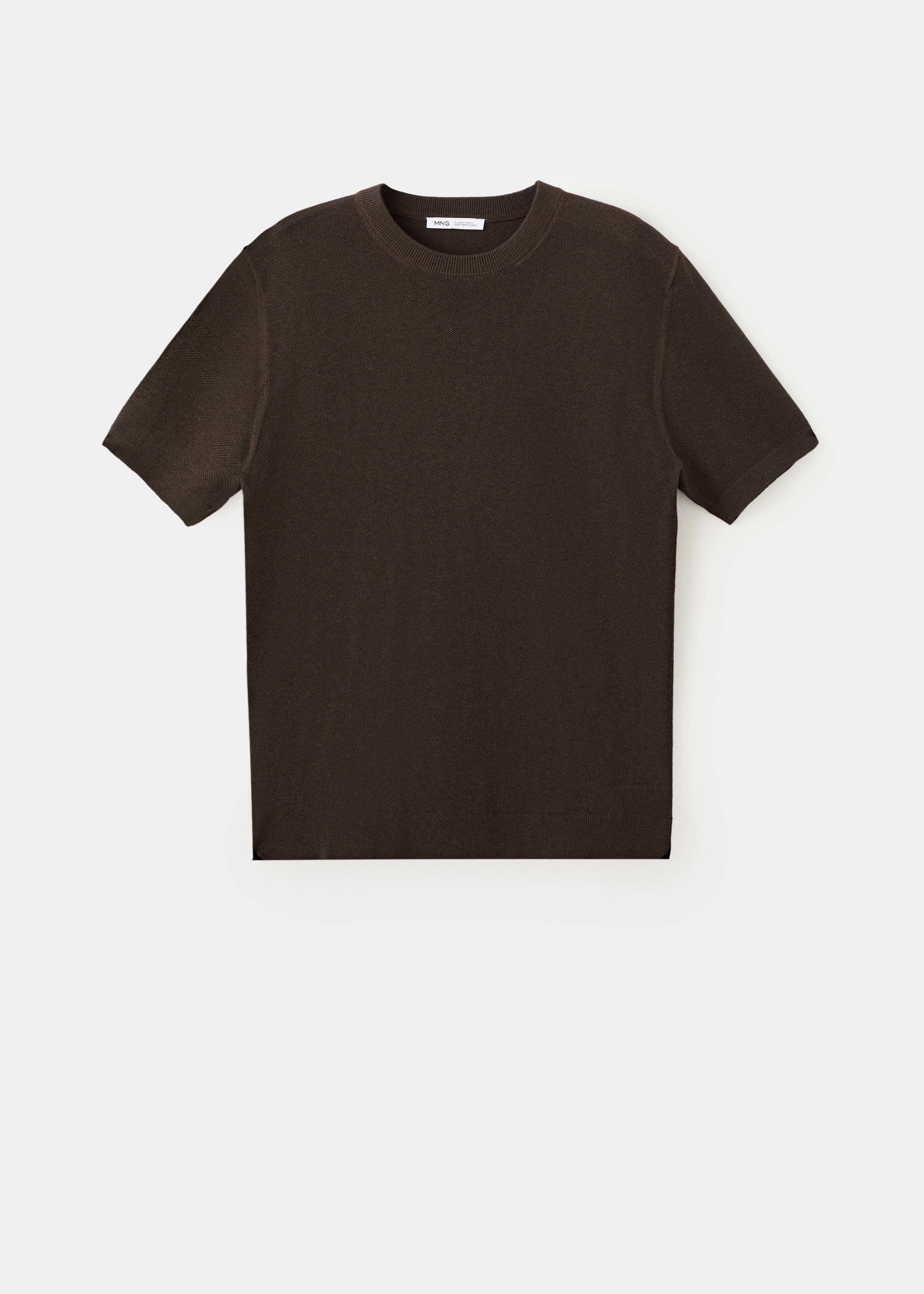 Regular fit t-shirt i trikå - Artikel utan modell
