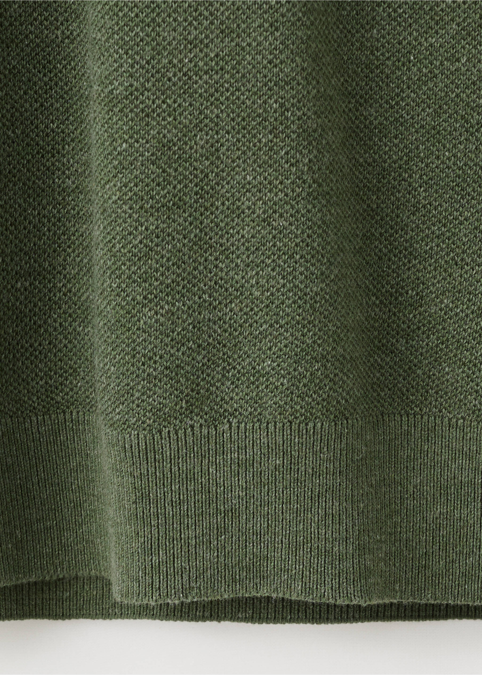 Camiseta punto regular fit - Detalle del artículo 0, Verde bosque. Ref: 37061436-00.