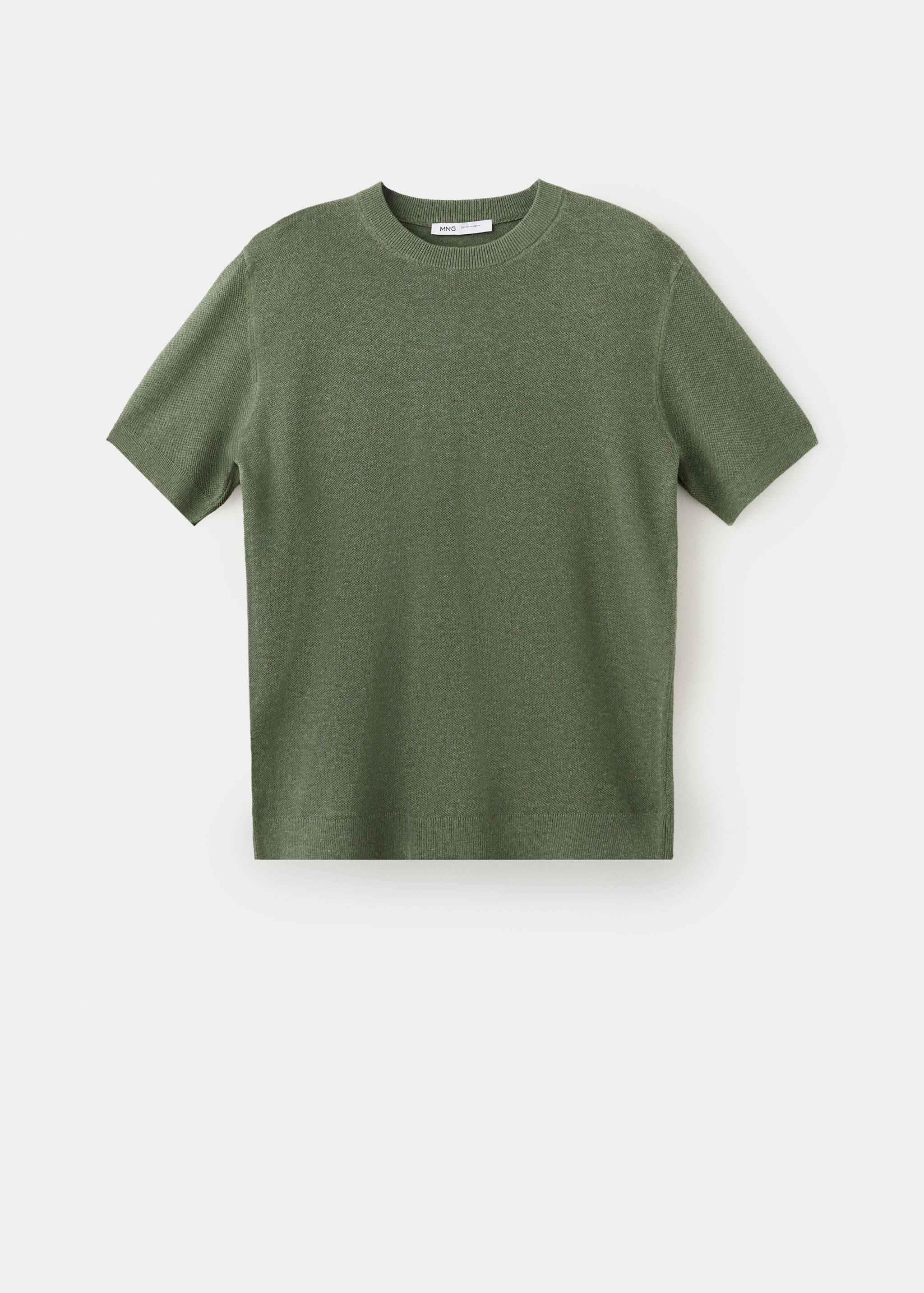 Regular fit t-shirt i trikå - Artikel utan modell