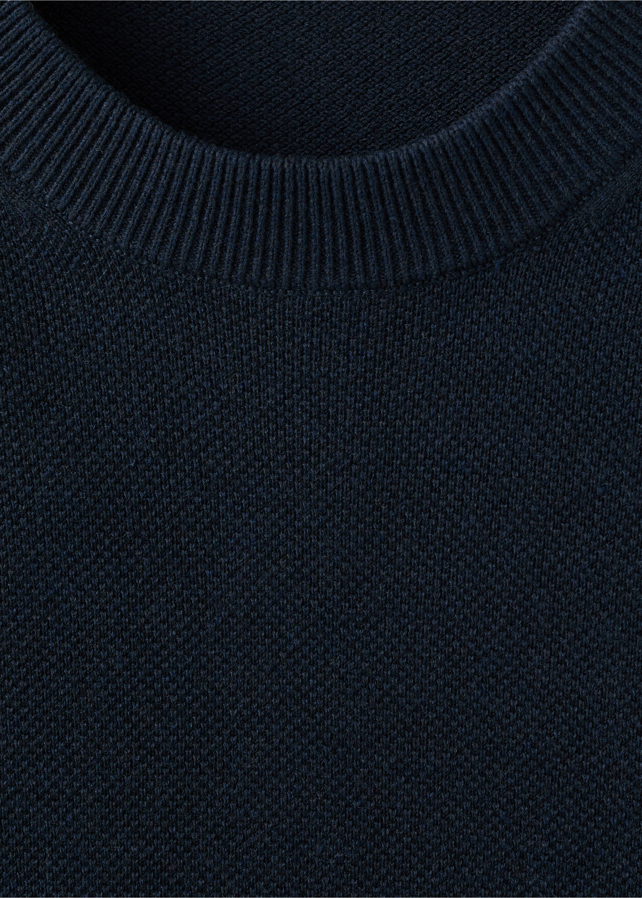 Camiseta punto regular fit - Detalle del artículo 8, Azul marino. Ref: 37061436-00.
