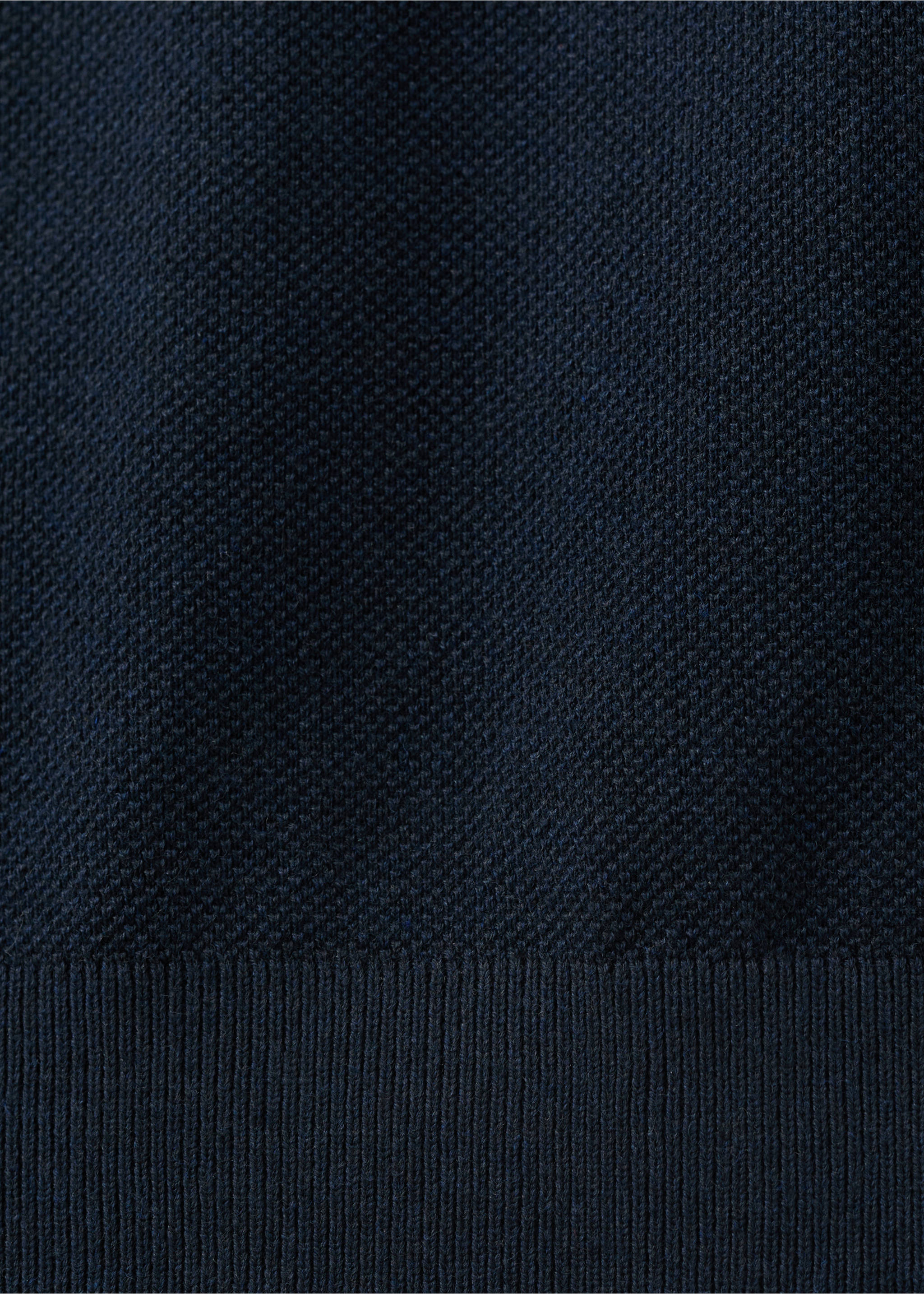 Camiseta punto regular fit - Detalle del artículo 0, Azul marino. Ref: 37061436-00.