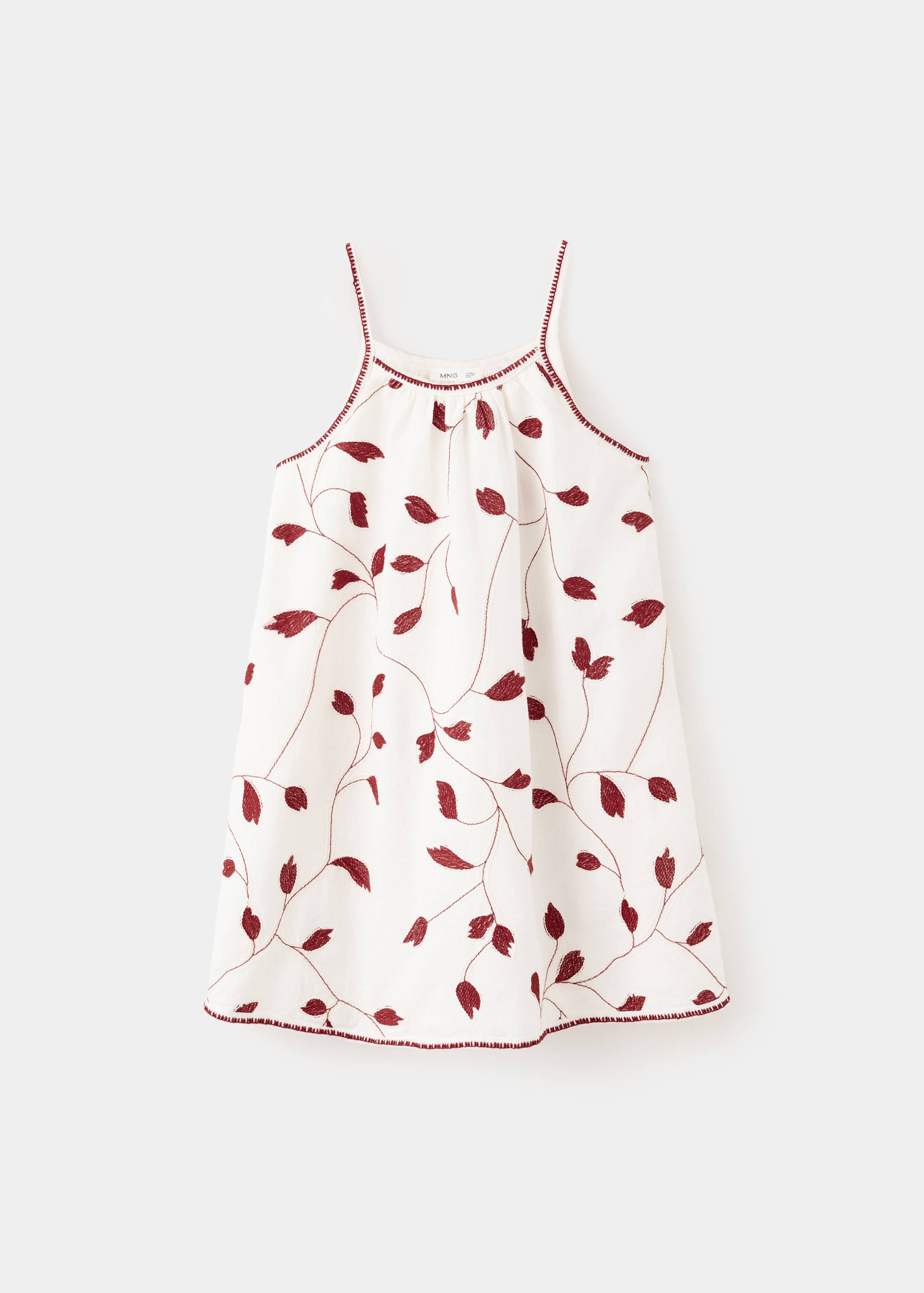 Vestit brodat floral - Article sense model