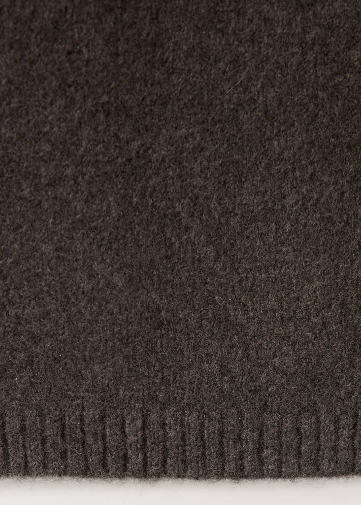 Wide-leg jersey pyjama trousers — Chocolate