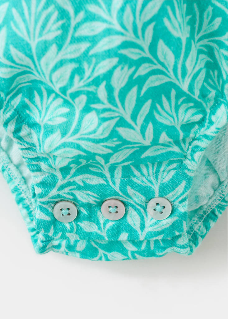 100% cotton printed romper - thumbnail 6