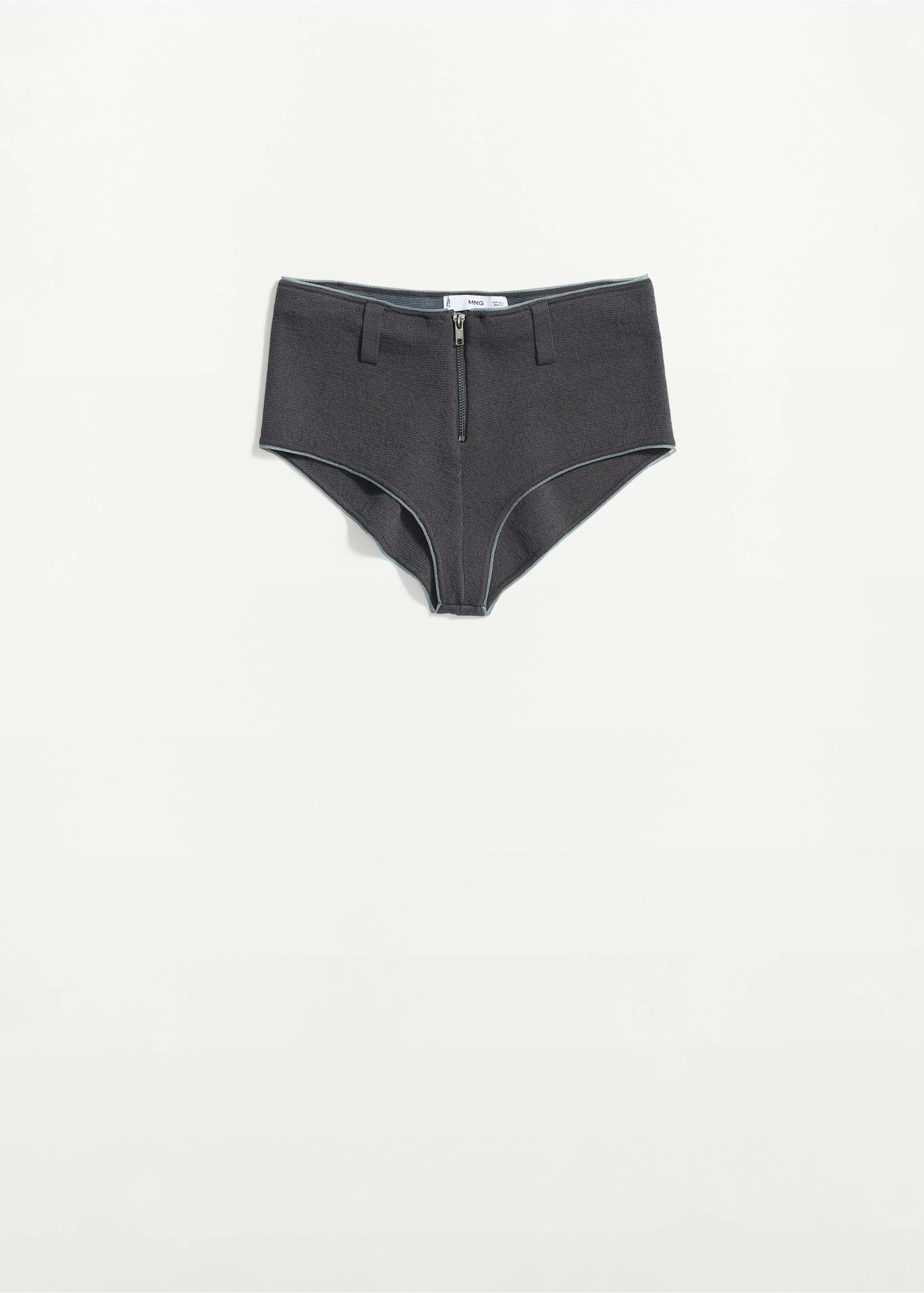Contrast trim mini shorts - Article without model, Dark Blue. Ref: 37061446-00.