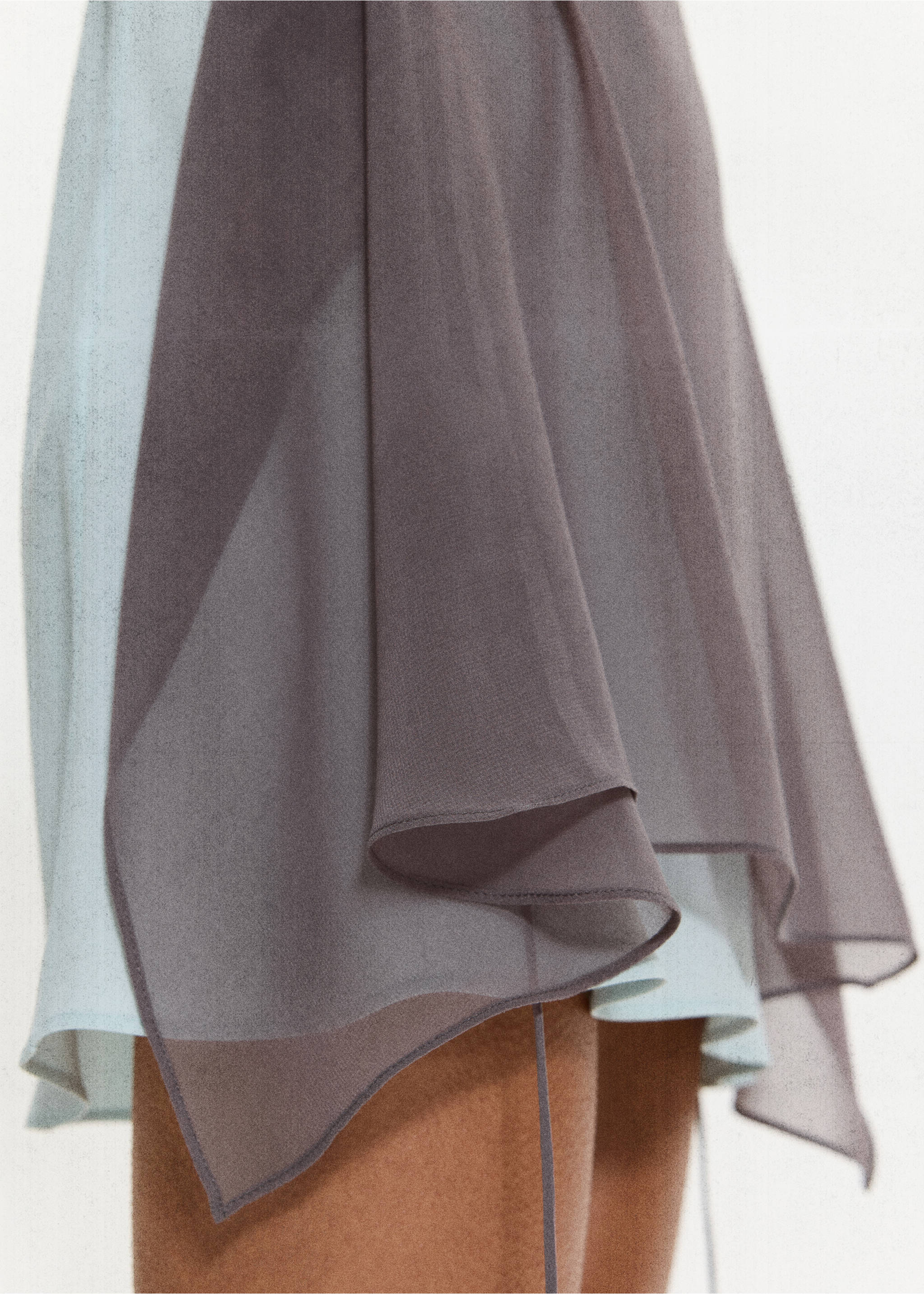 Dress eliona - Details of the article 3, Medium Brown. Ref: 37061449-00.