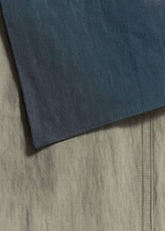 Tie-waist overlay trousers — Grey 8