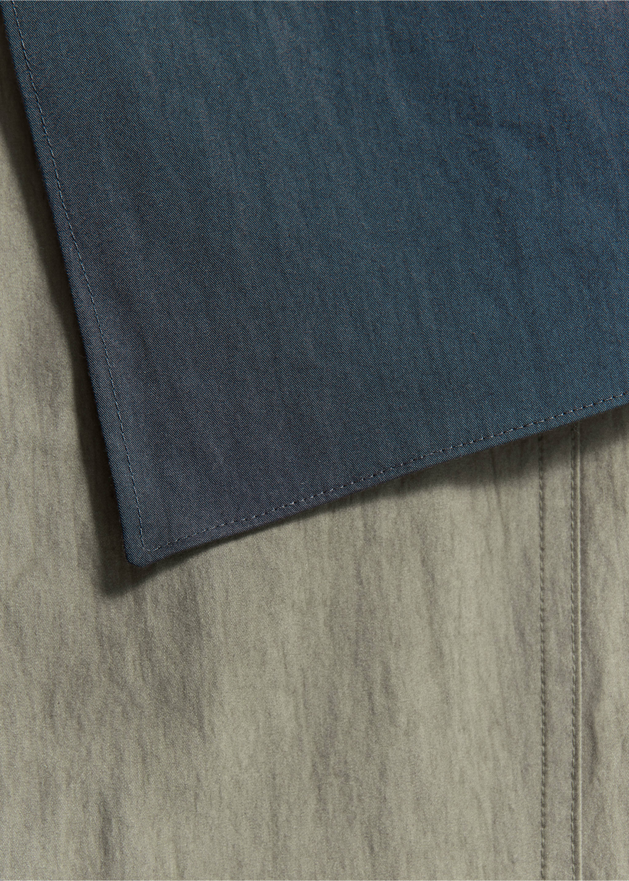 Pantalón superposición lazada - Detalle del artículo 1, Gris. Ref: 37061451-01.