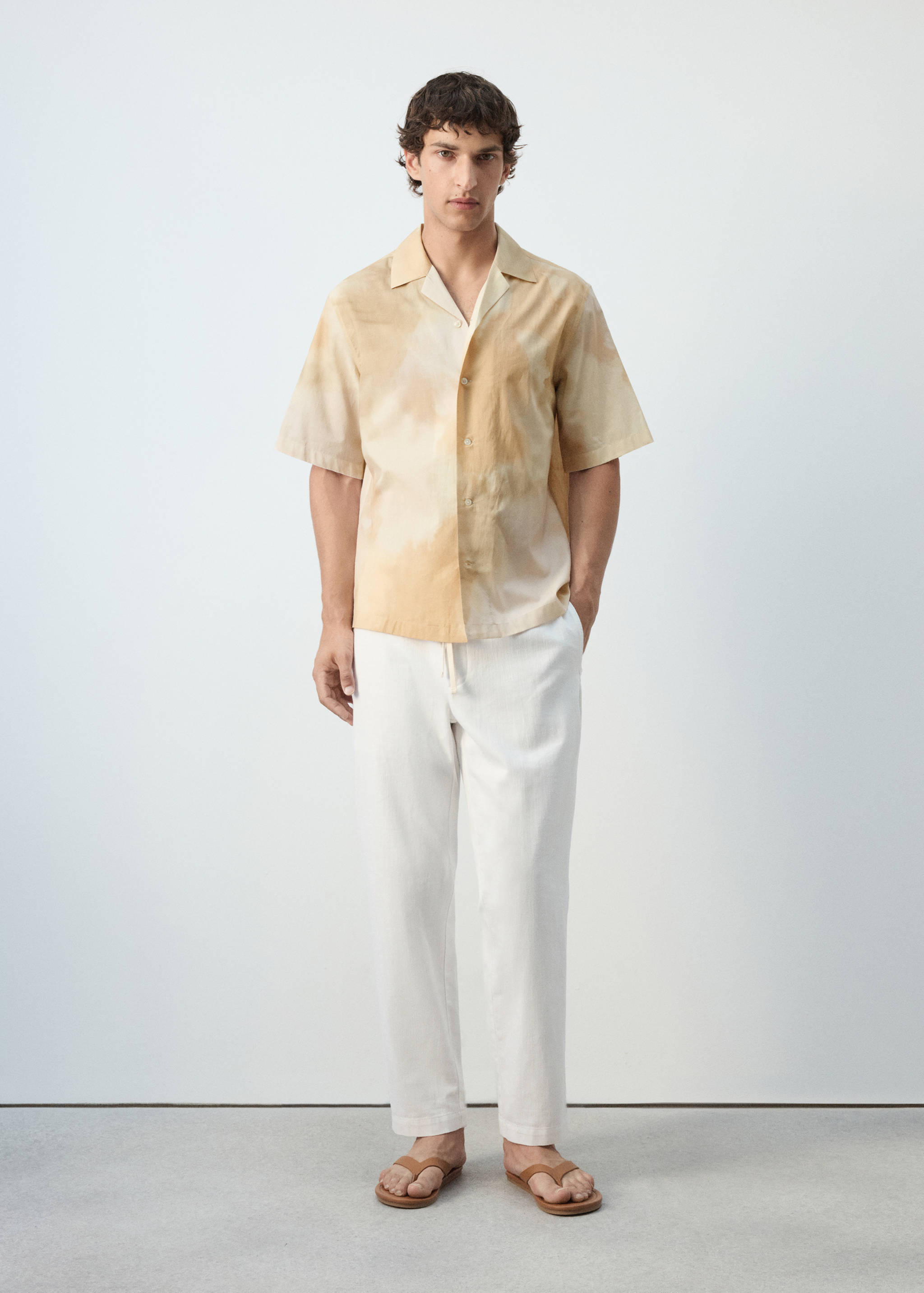 Chemise imprimée 100 % coton - Plan général