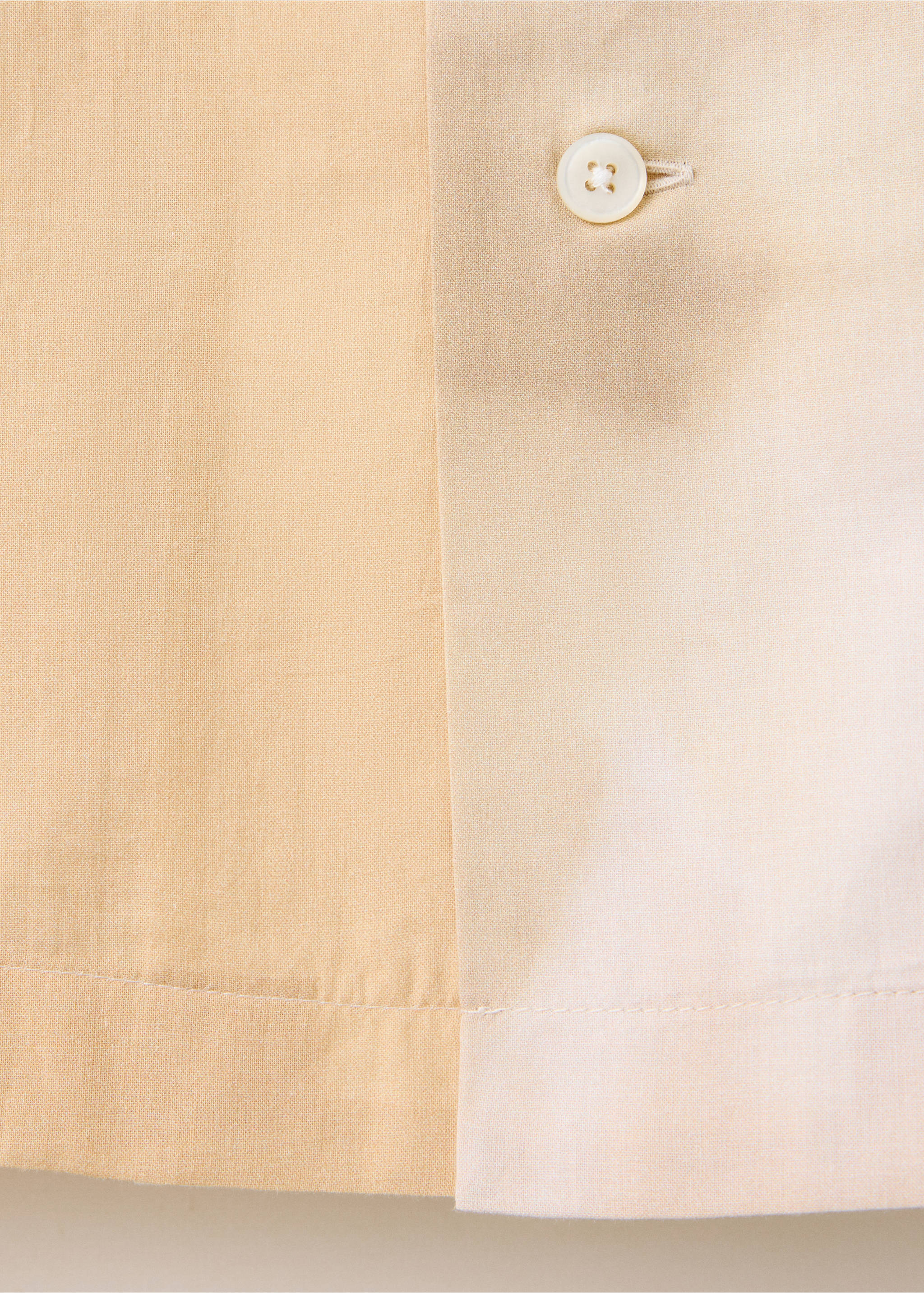 Chemise imprimée 100 % coton - Détail de l'article 0, Vanille. Ref: 37061458-00.