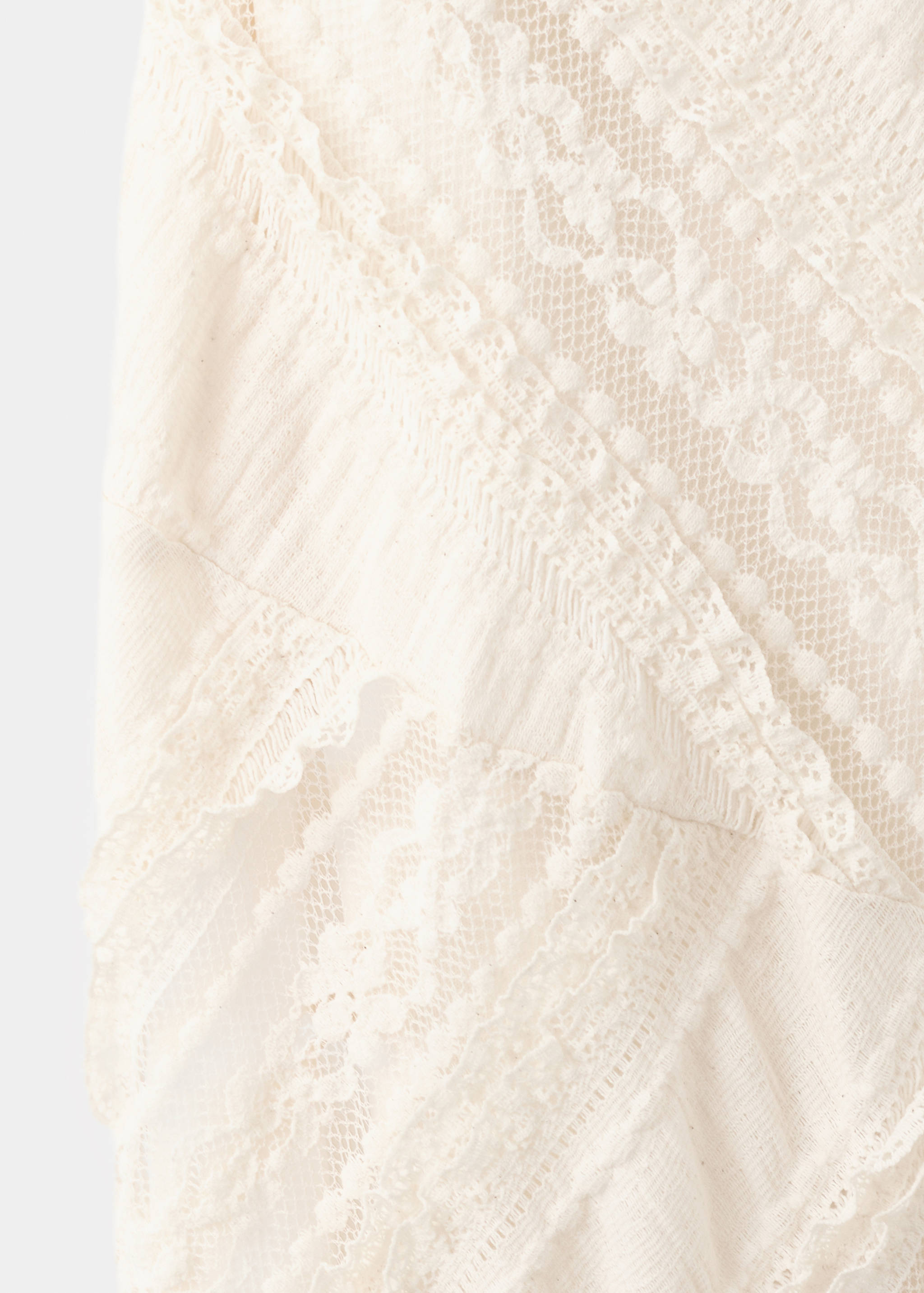Asymmetrical lace dress - Деталь изделия 0