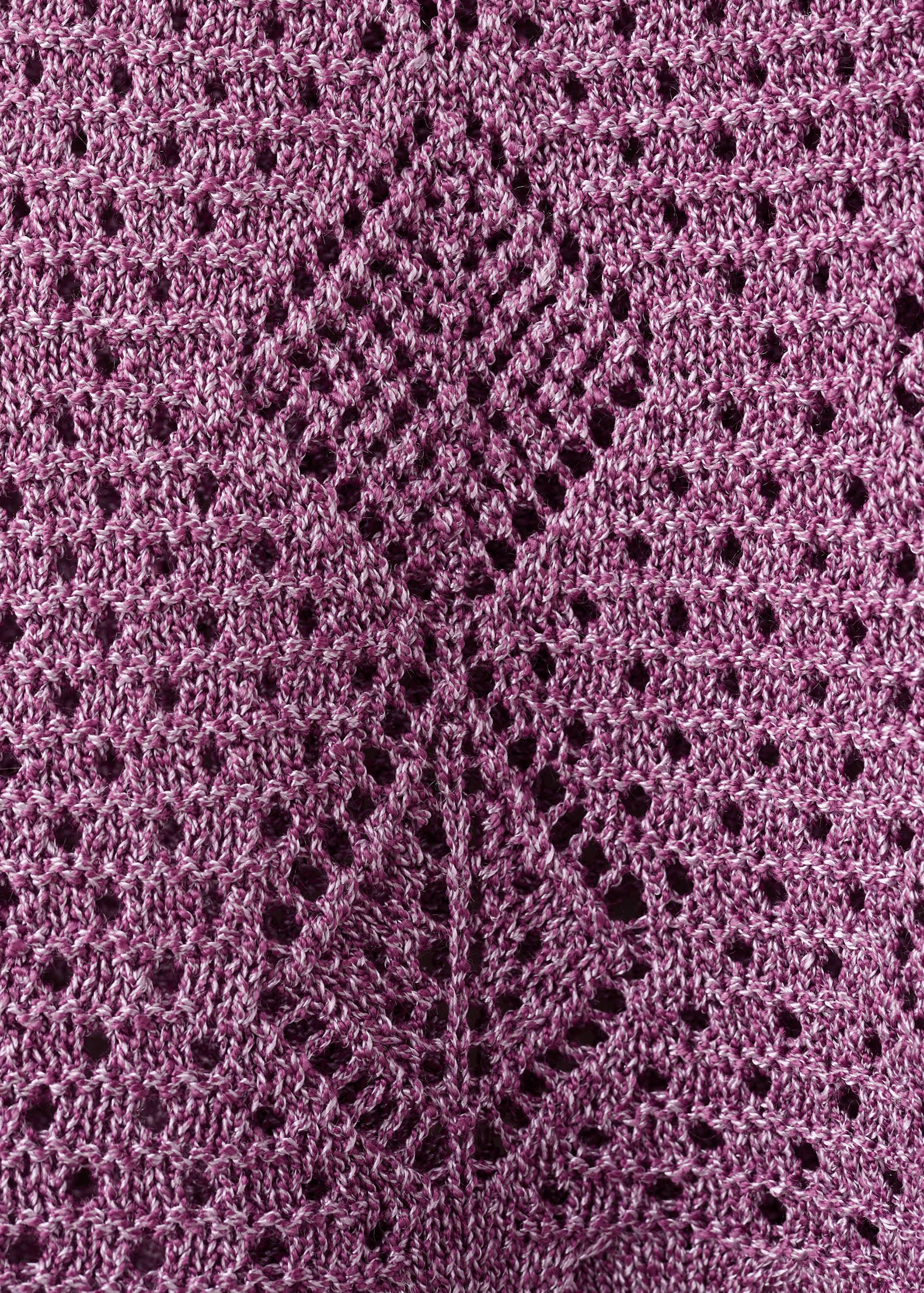 Haut crochet lurex volant festonné - Détail de l'article 0