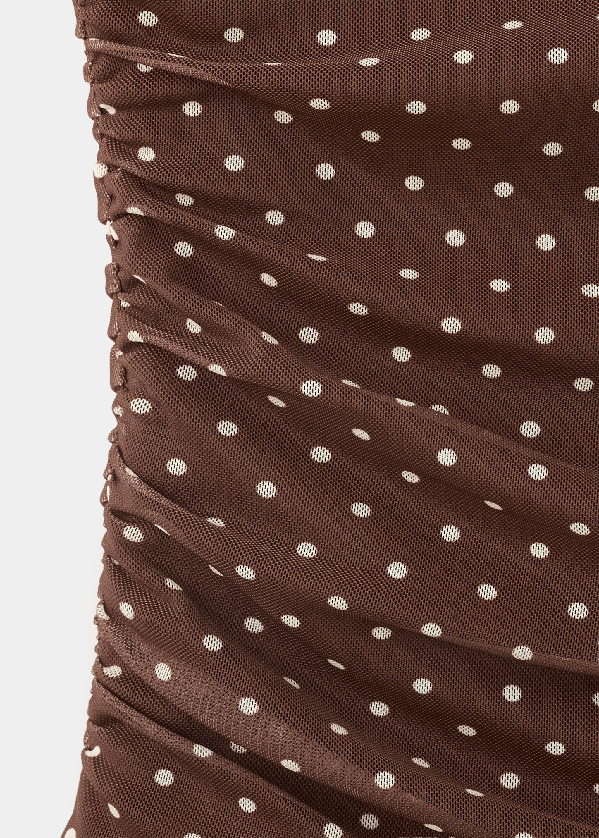 Asymmetric polka dot top - Details of the article 0