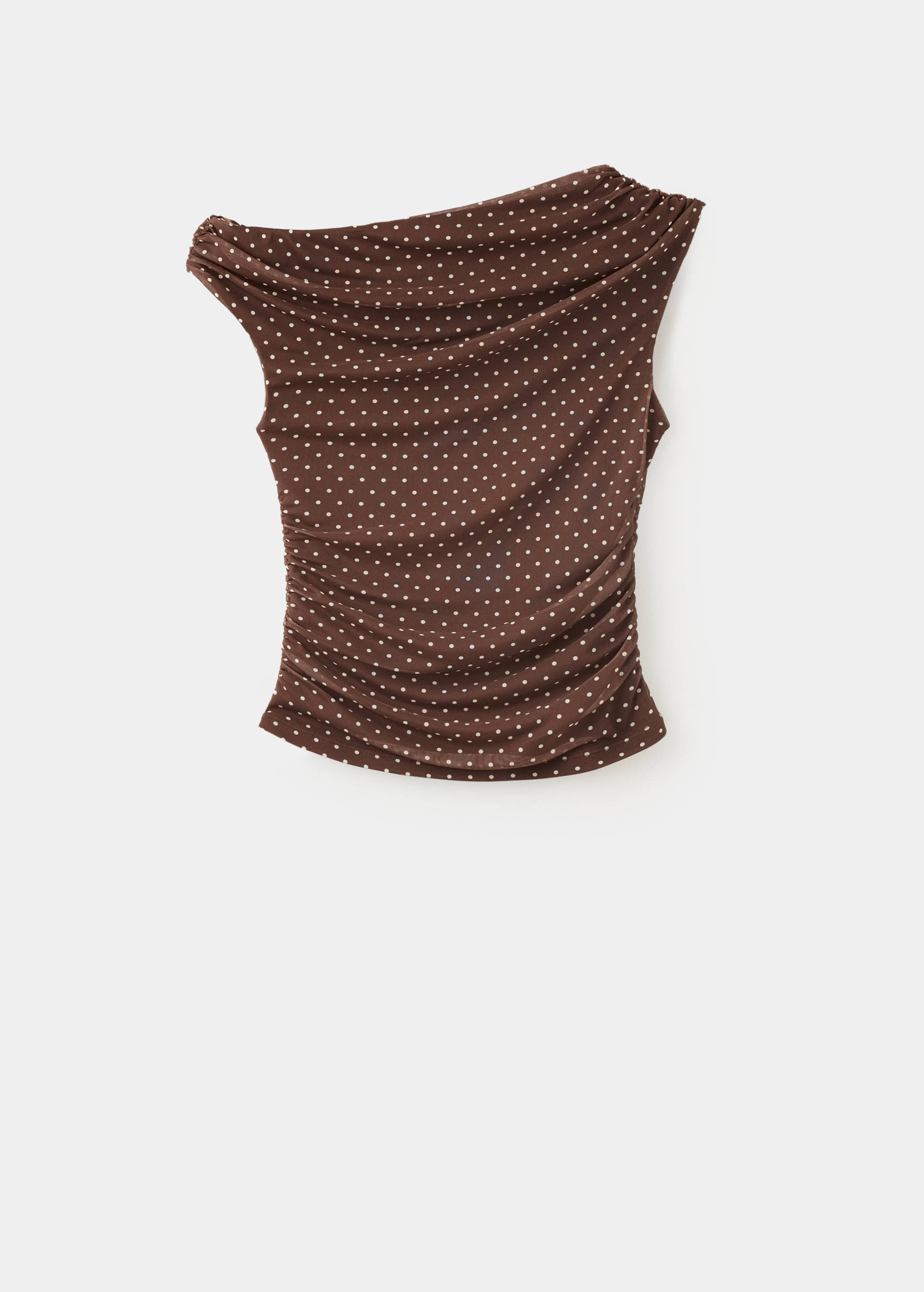 Asymmetric polka dot top - Article without model