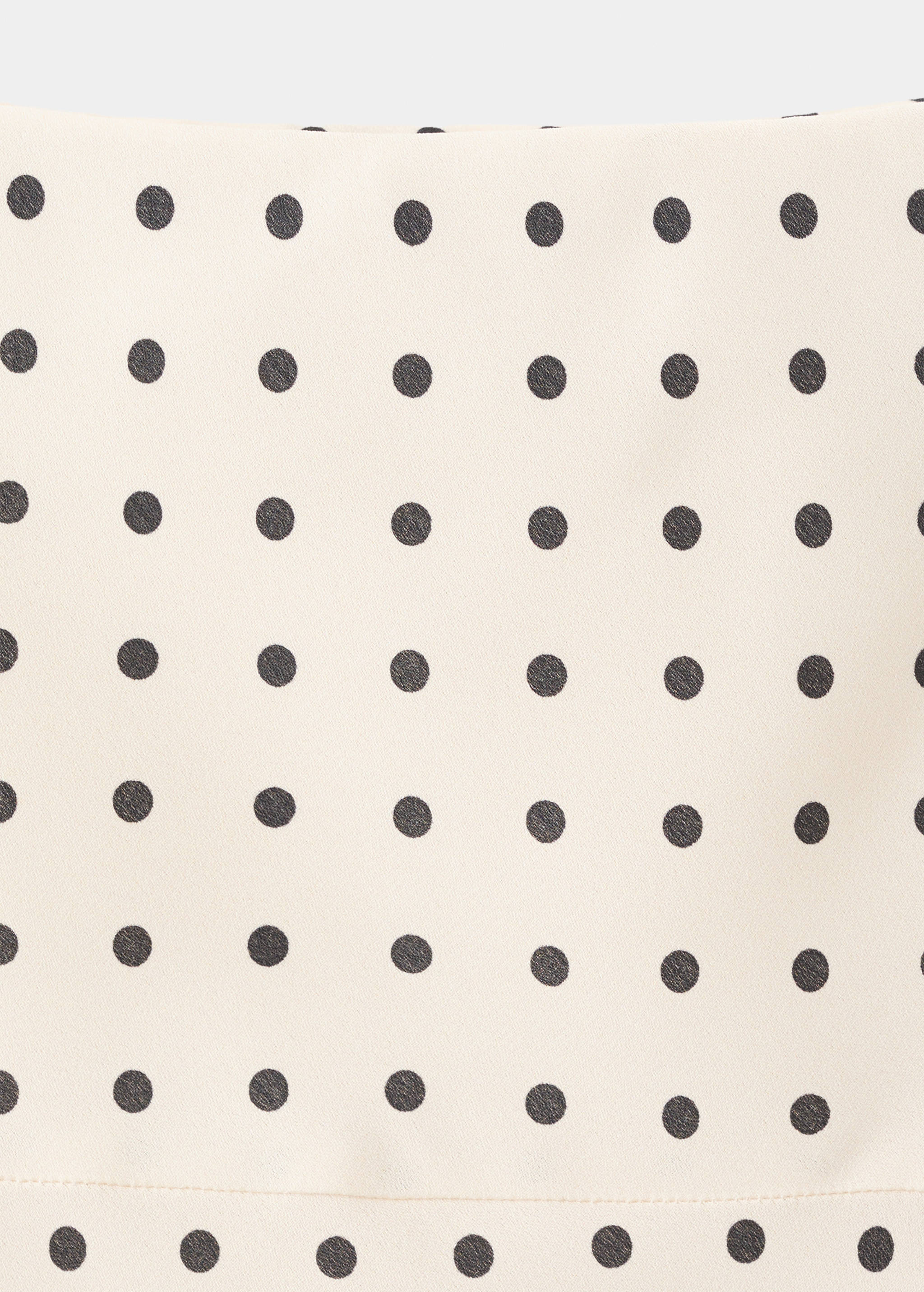 Long polka-dot skirt - Details of the article 0