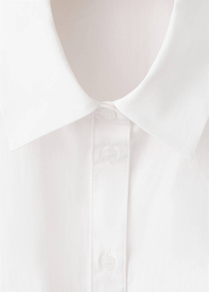 Fitted short-sleeved shirt — Off White