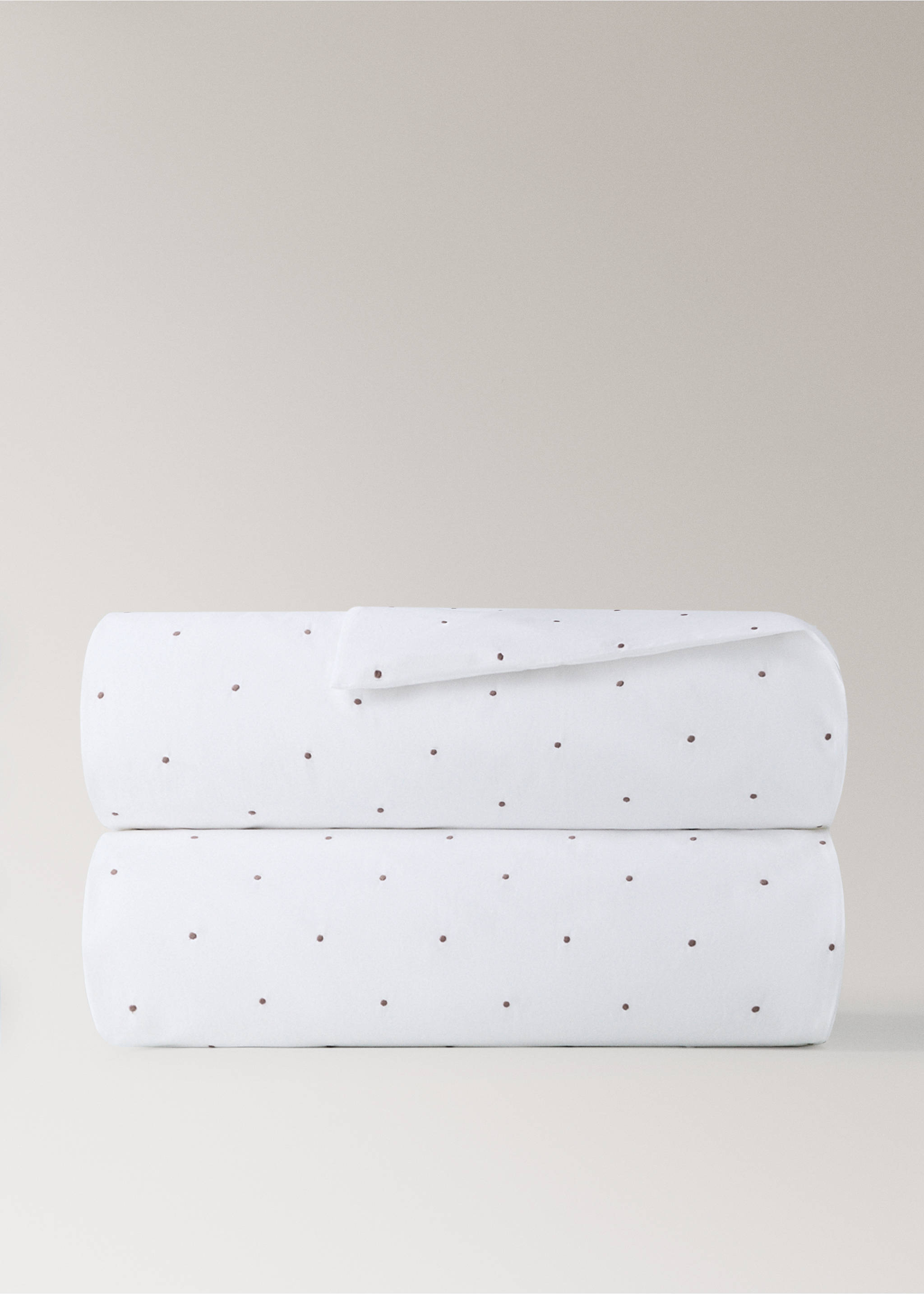 Funda nórdica algodón percal plumeti cama 90cm - Artículo sin modelo, Marrón medio. Ref: 37061496-00.