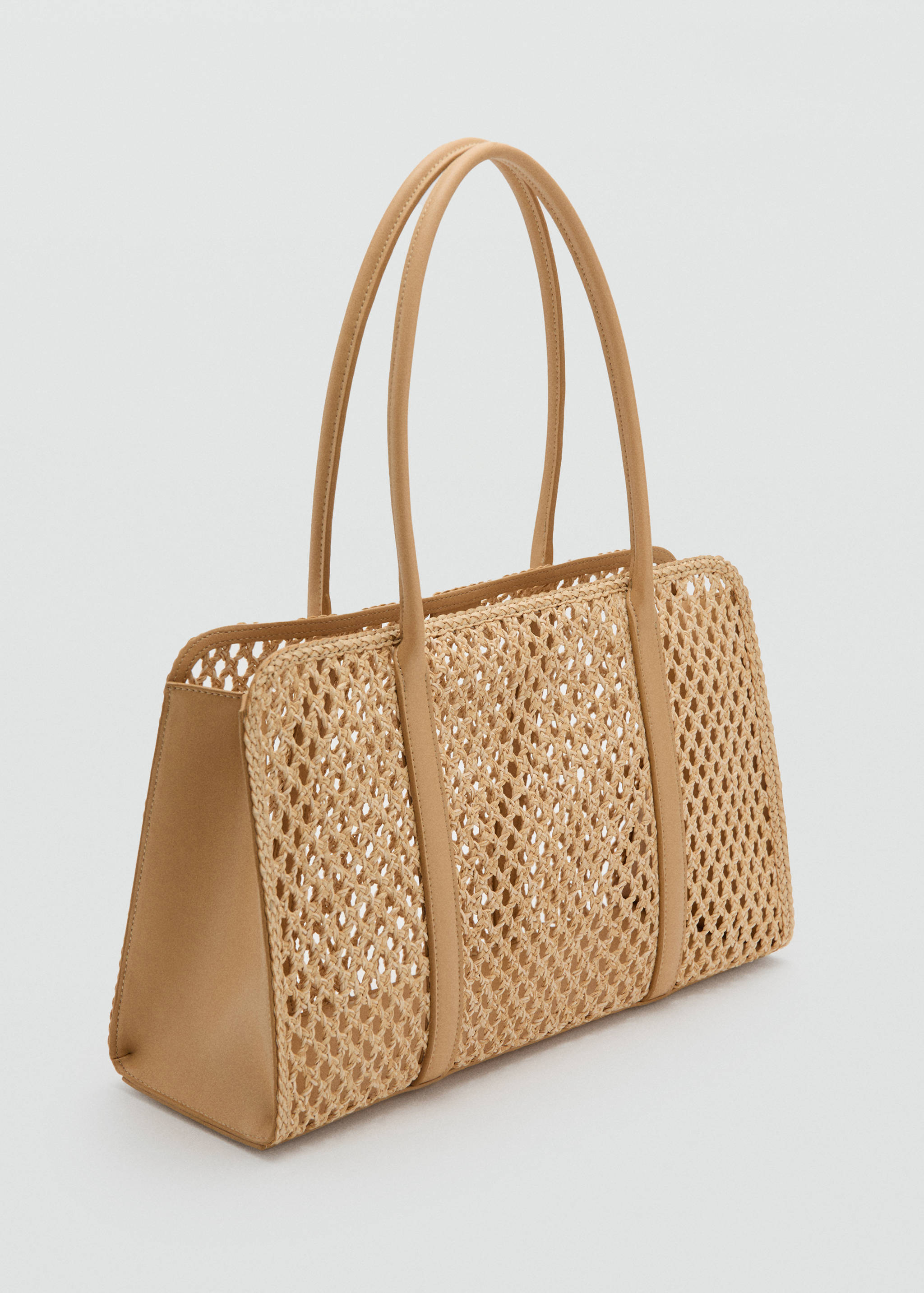 Braided shoulder bag - Medium plane