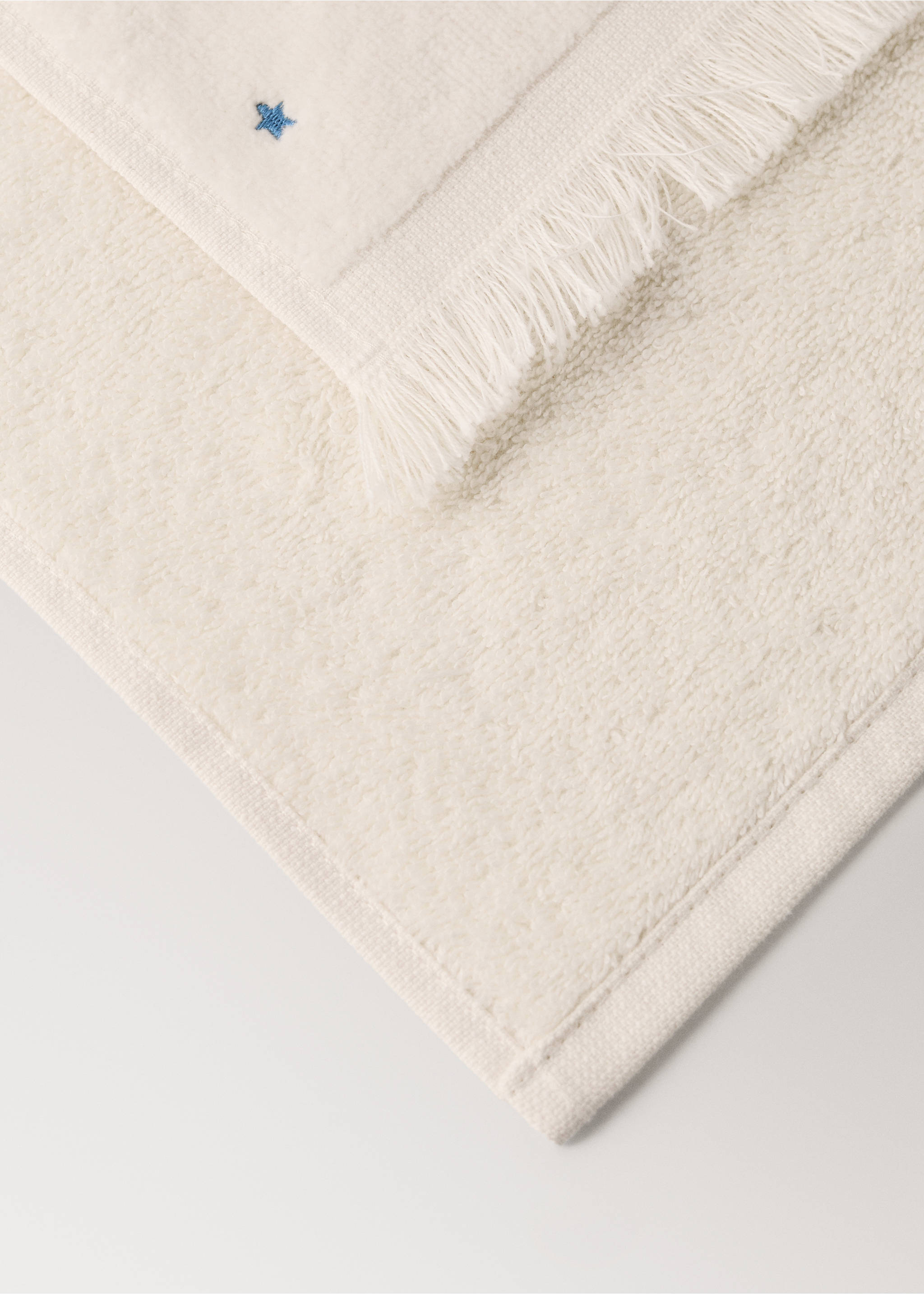 Towel loira - Details of the article 2, Prussian Blue. Ref: 37061519-00.