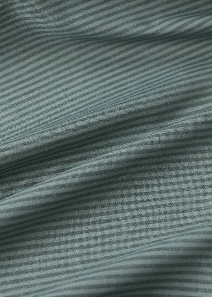 Percale cotton fitted sheet for 90 cm cot — Green