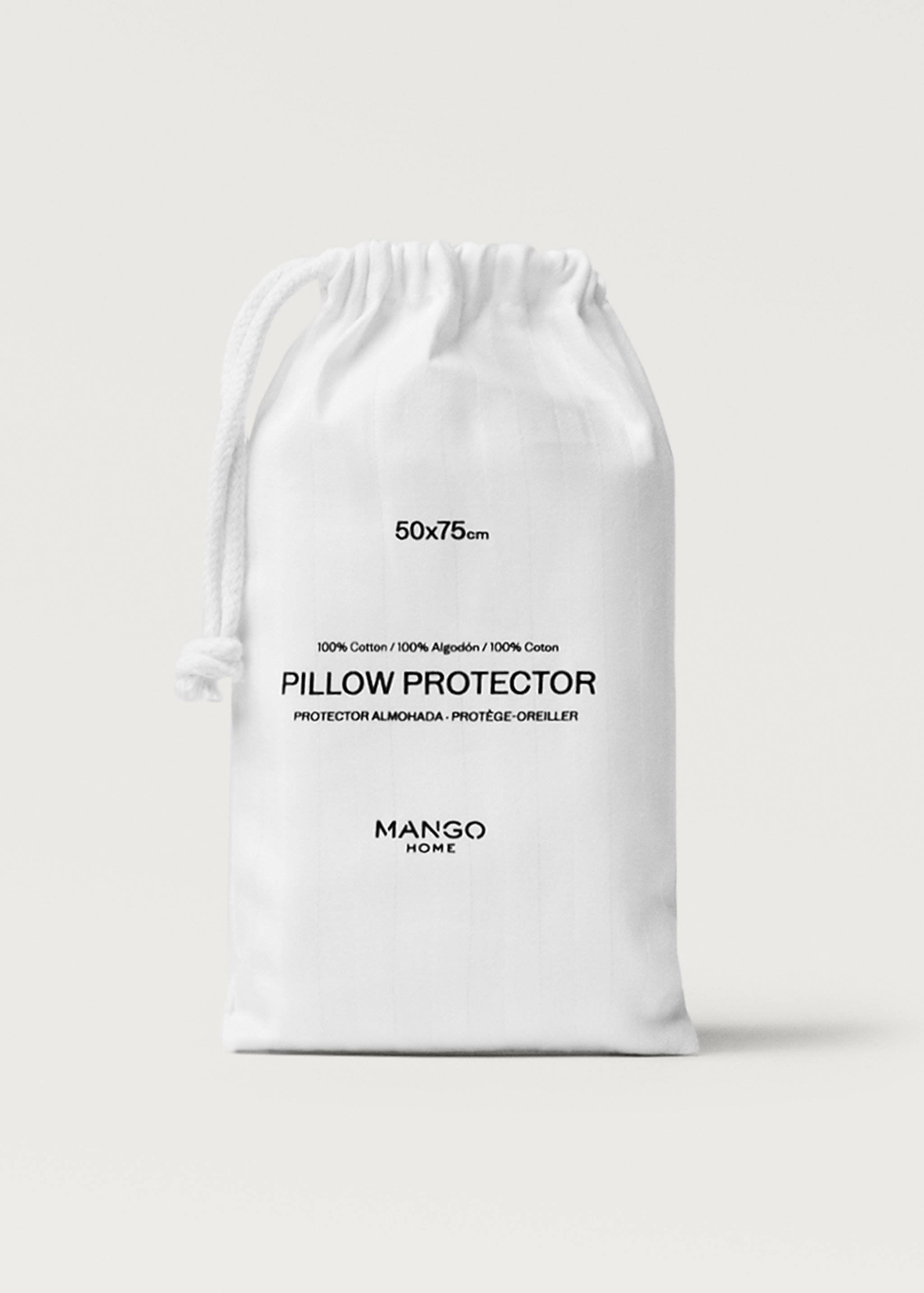 Pillow protector cotton stripes 50x75 cm - Details of the article 3