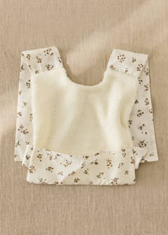 Terry cotton bib — Off White 1