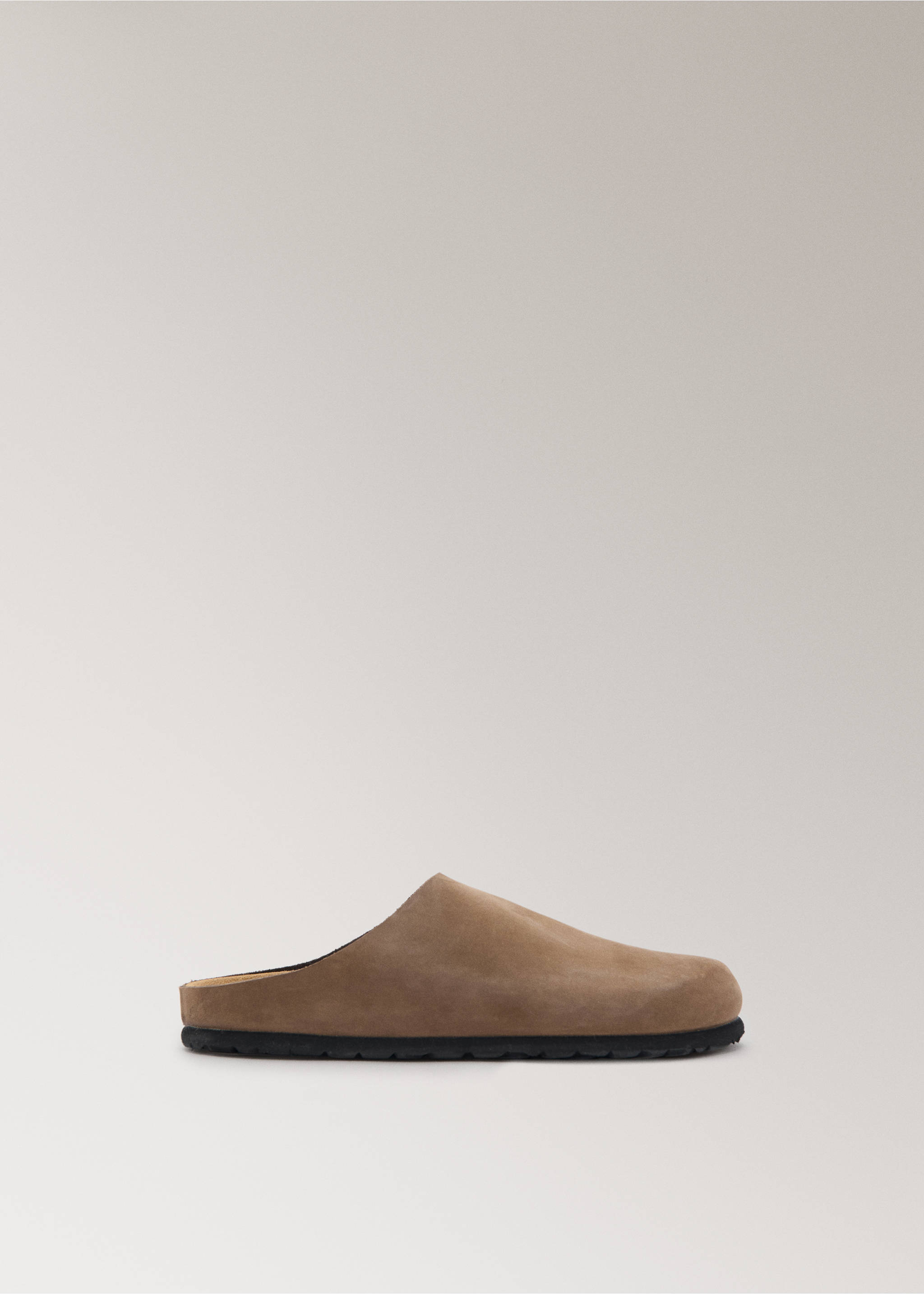 Minimalist leather clogs - Article without model, Brown. Ref: 37061550-00.